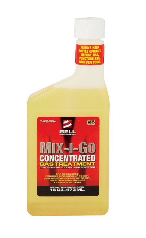 BELL PERFORMANCE INC., Bell Performance  Mix-I-Go Concentrated  Ethanol/Gasoline  Fuel Treatment  16 oz.