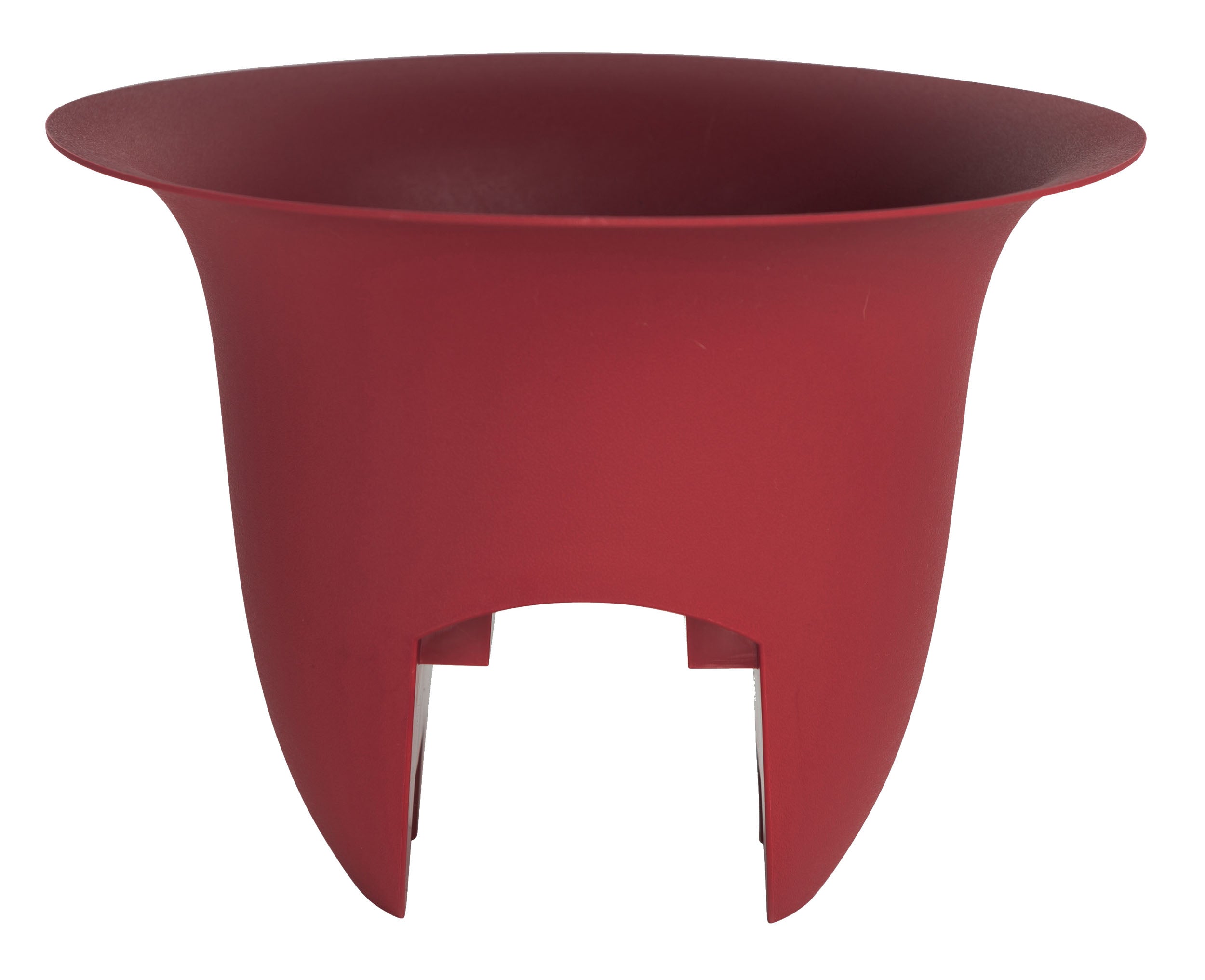 BLOEM LLC, Bloem 12 in.   D Resin Planter Burnt Red