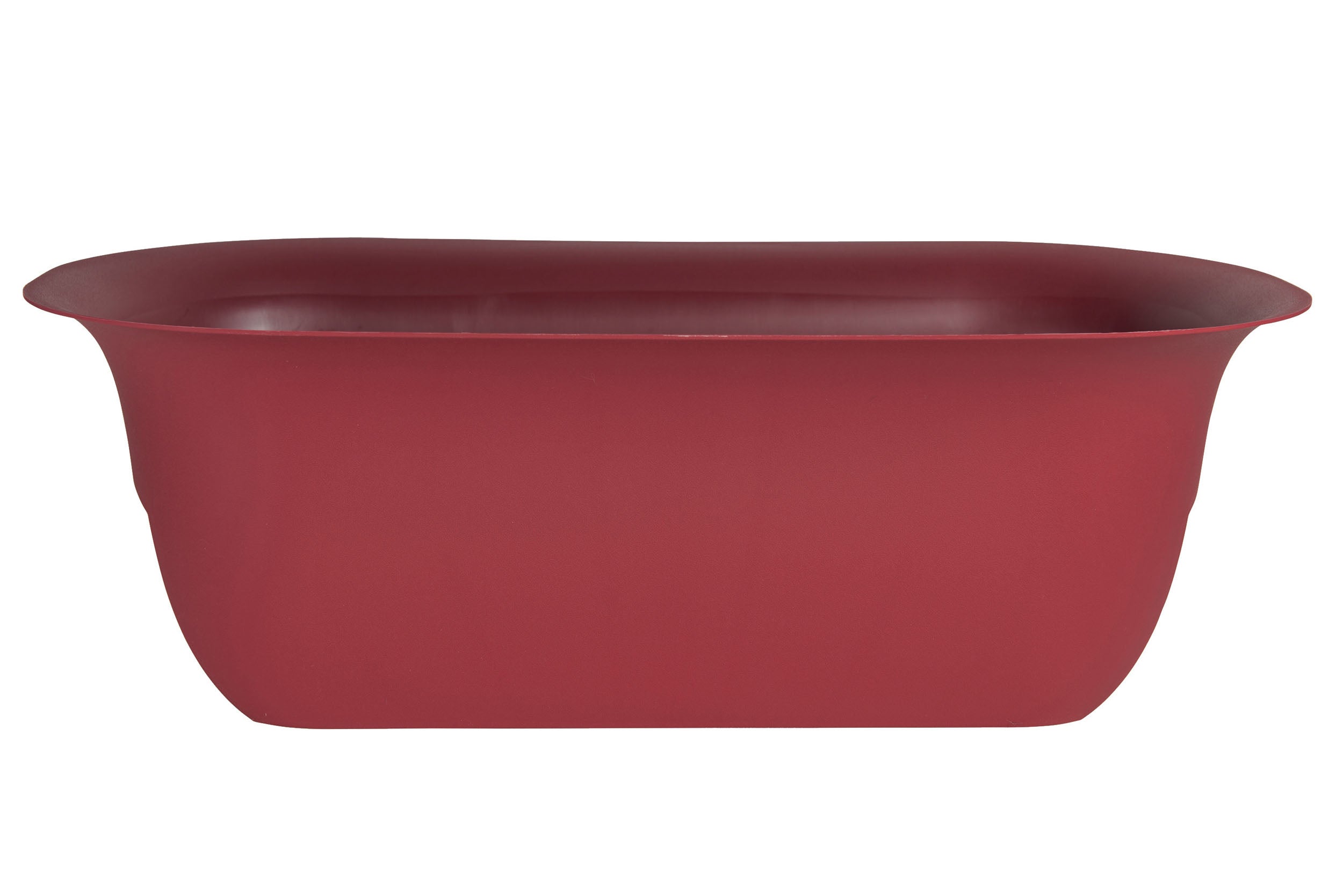 BLOEM LLC, Bloem 14 in. H X 26 in. W X 8.8 in. D Resin Modica Planter Burnt Red