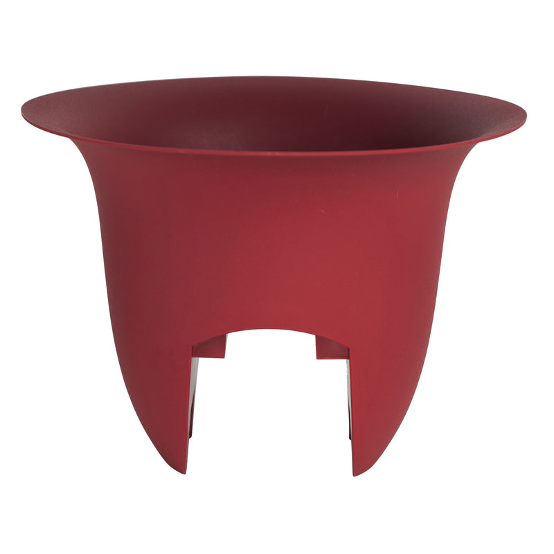 BLOEM LLC, Bloem 14 in. H X 26 in. W X 8.8 in. D Resin Modica Planter Burnt Red