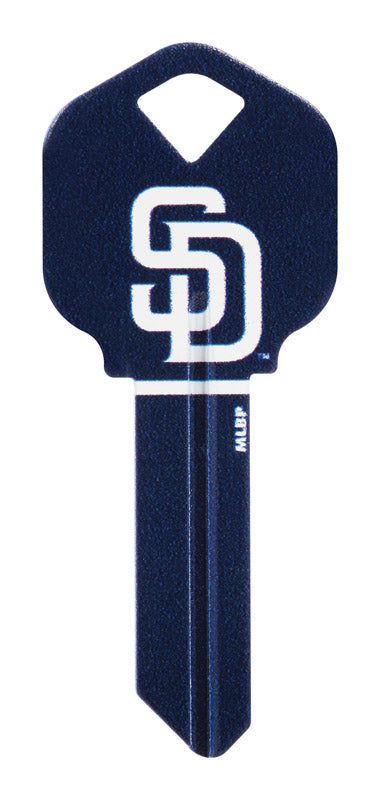 HILLMAN GROUP RSC, Hillman San Diego Padres Painted Key House/Office Universal Key Blank Single (Pack of 6).