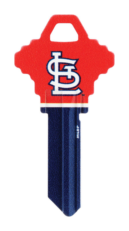 HILLMAN GROUP RSC, Hillman St. Louis Cardinals Painted Key House/Office Universal Key Blank Single (Pack of 6).