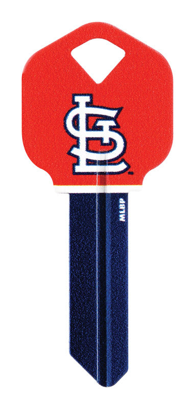 HILLMAN GROUP RSC, Hillman St. Louis Cardinals Painted Key House/Office Universal Key Blank Single (Pack of 6).