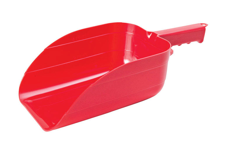 MILLER MANUFACTURING CO, Little Giant Plastic Red 5 pt Feed Scoop