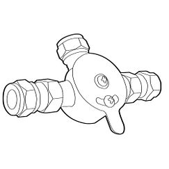 Moen, MIXING VALVE WITH CHECK VALVES