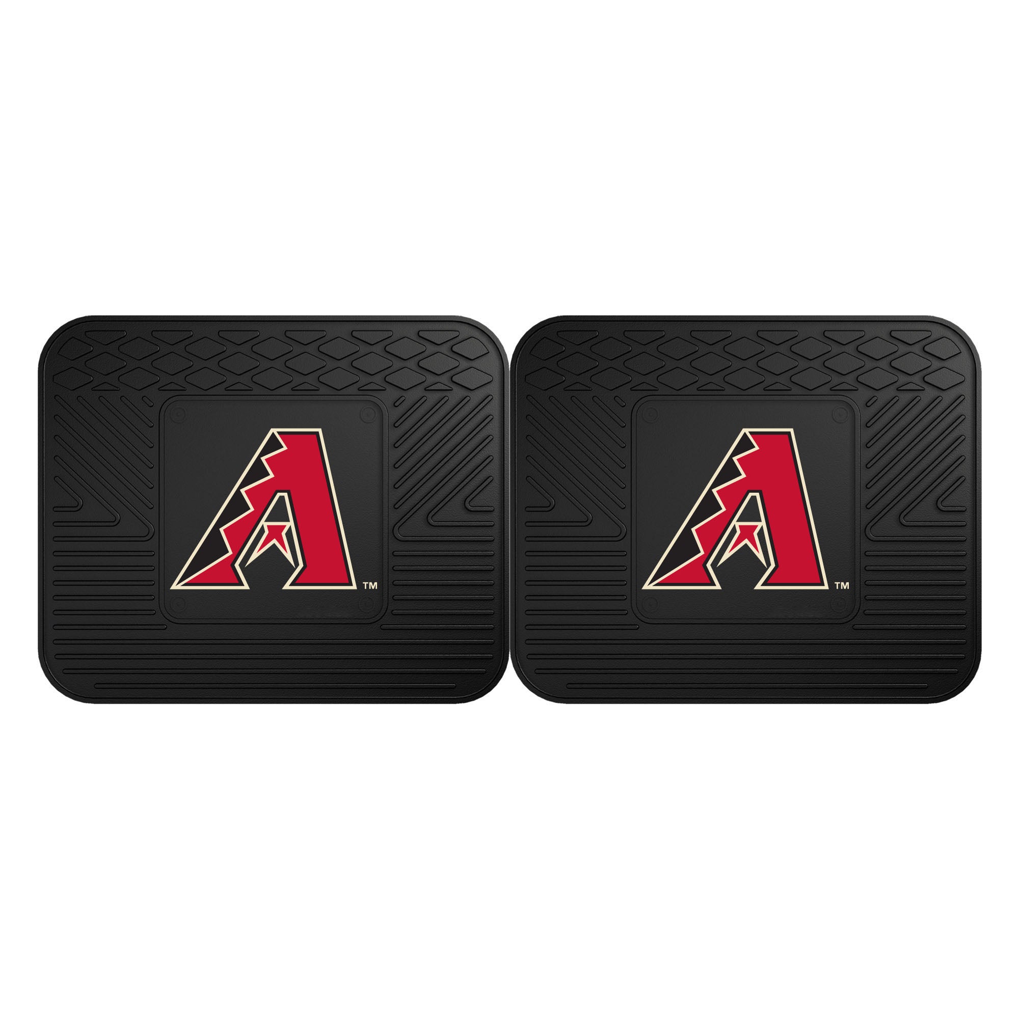 FANMATS, MLB - Arizona Diamondbacks Back Seat Car Mats - 2 Piece Set