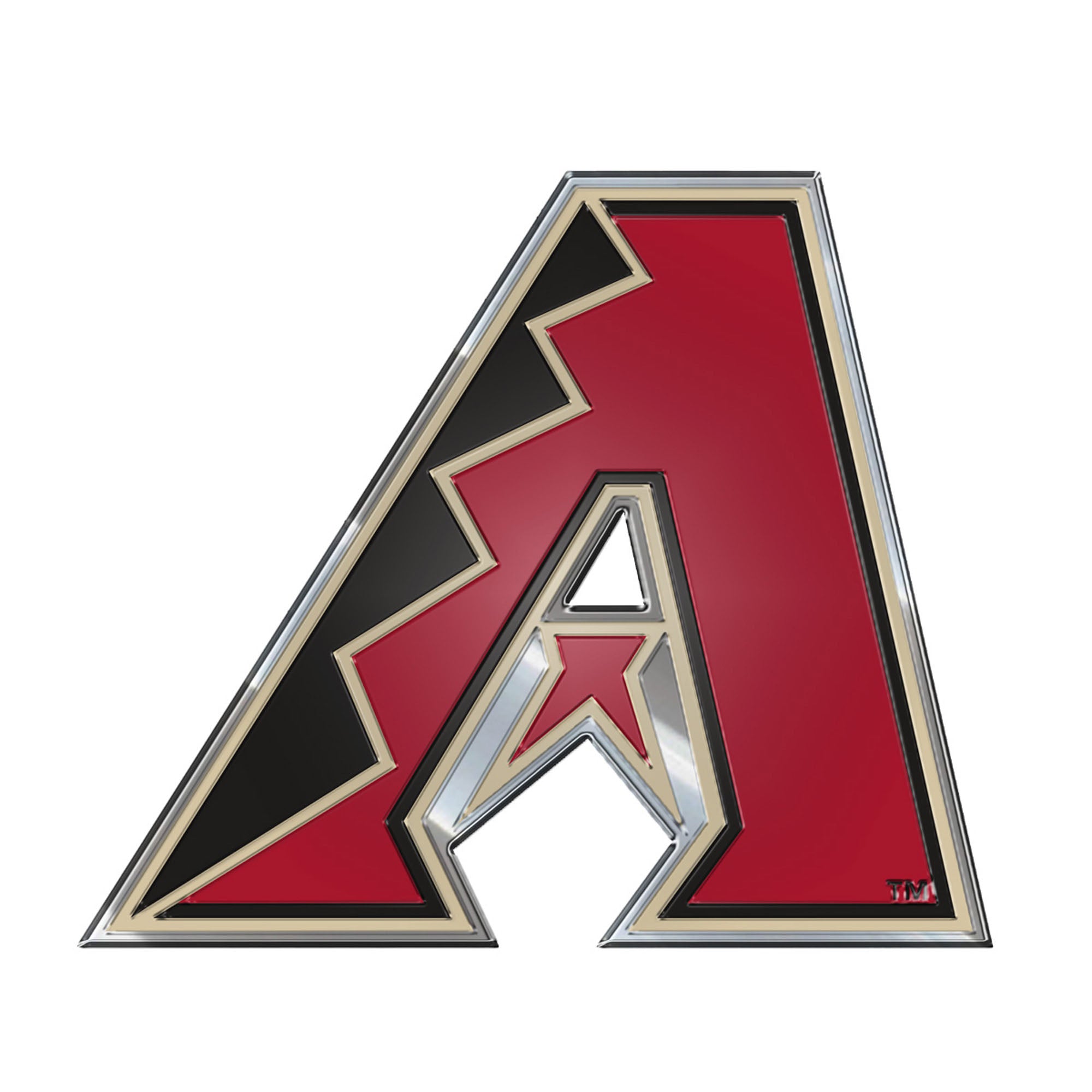 FANMATS, MLB - Arizona Diamondbacks Heavy Duty Aluminum Color Emblem