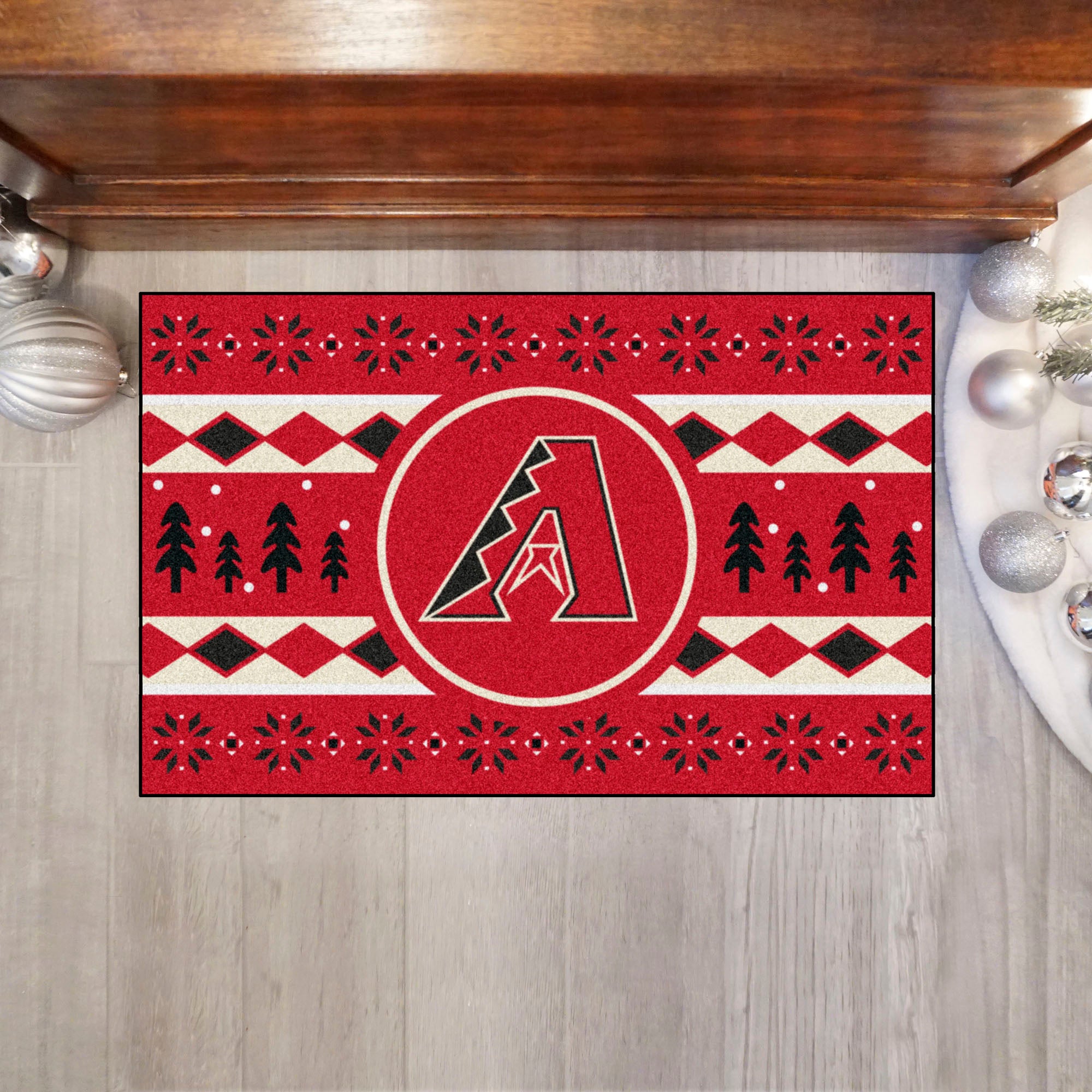 FANMATS, MLB - Arizona Diamondbacks Holiday Sweater Rug - 19in. x 30in.