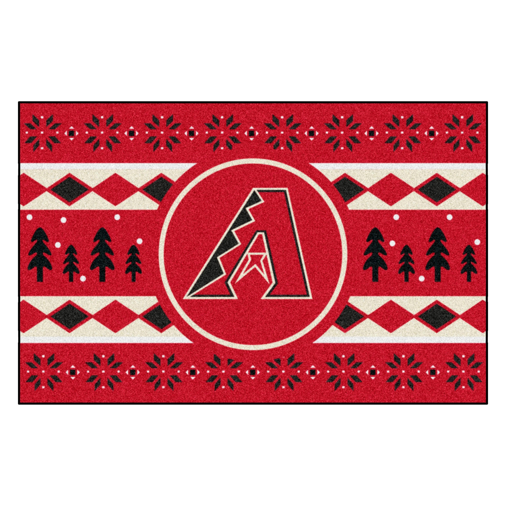 FANMATS, MLB - Arizona Diamondbacks Holiday Sweater Rug - 19in. x 30in.