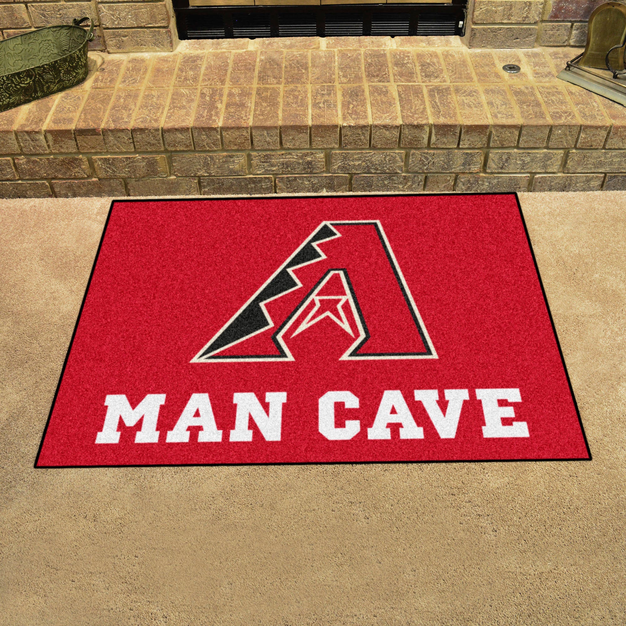 FANMATS, MLB - Arizona Diamondbacks Man Cave Rug - 34 in. x 42.5 in.