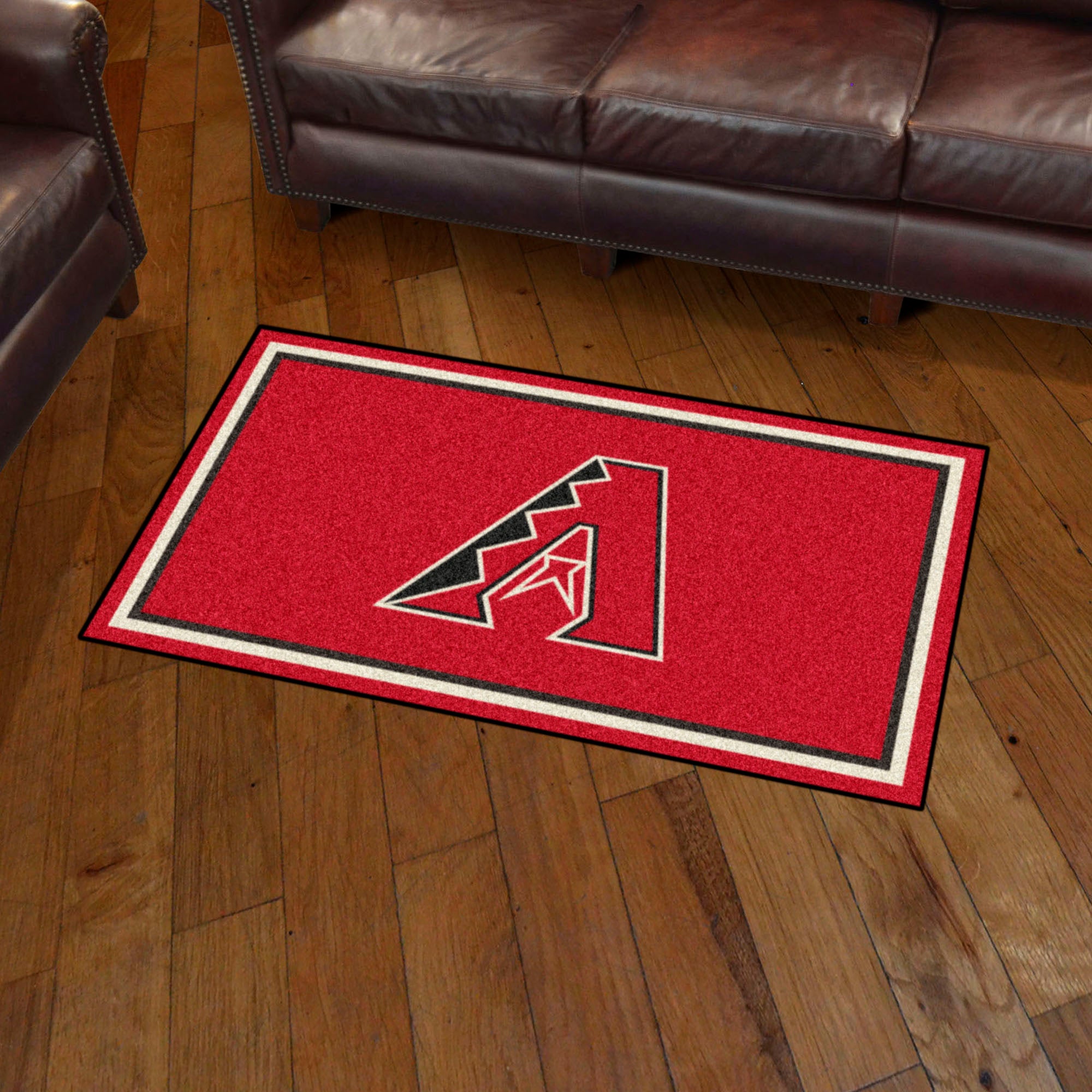 FANMATS, MLB - Arizona Diamondbacks Red 3ft. x 5ft. Plush Area Rug