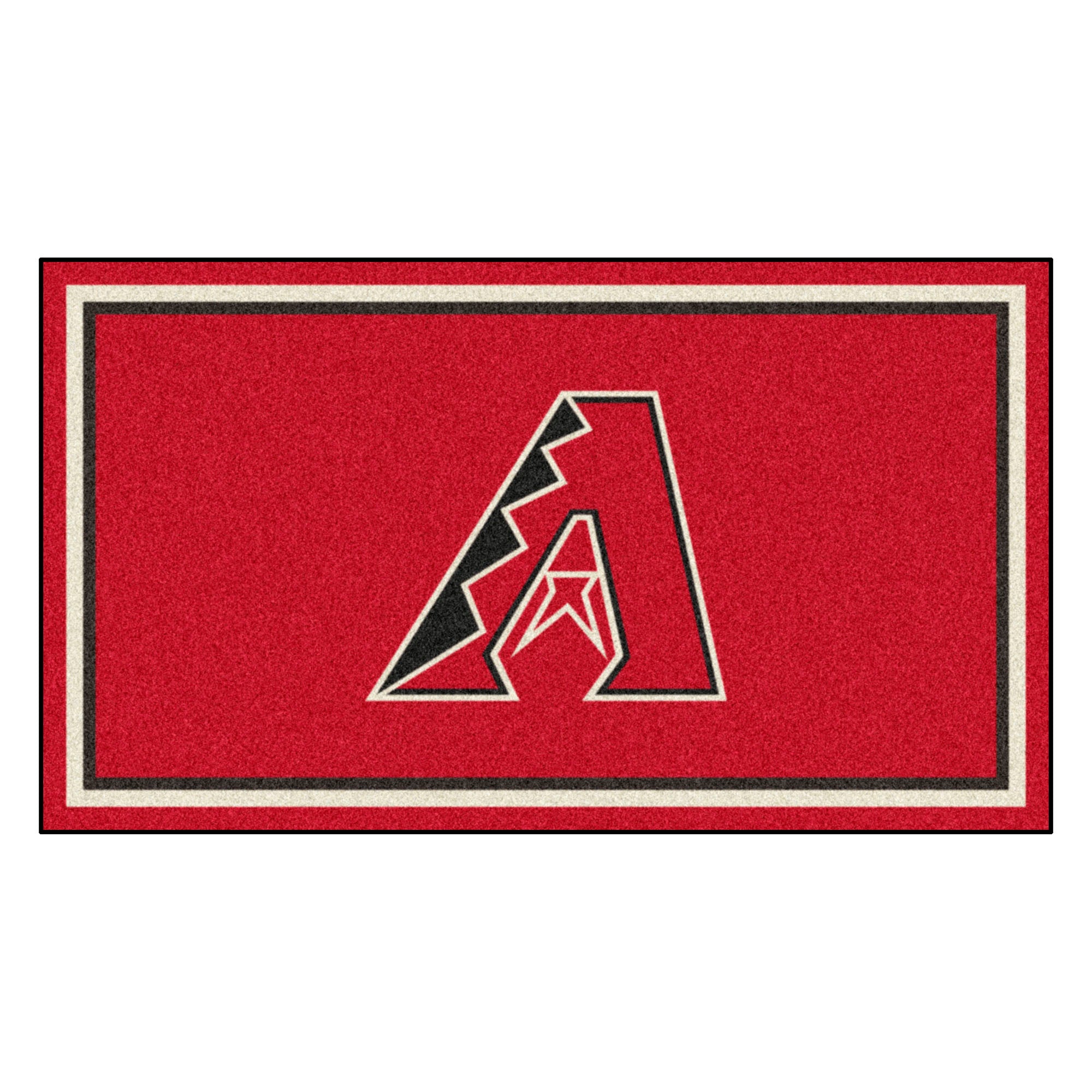 FANMATS, MLB - Arizona Diamondbacks Red 3ft. x 5ft. Plush Area Rug