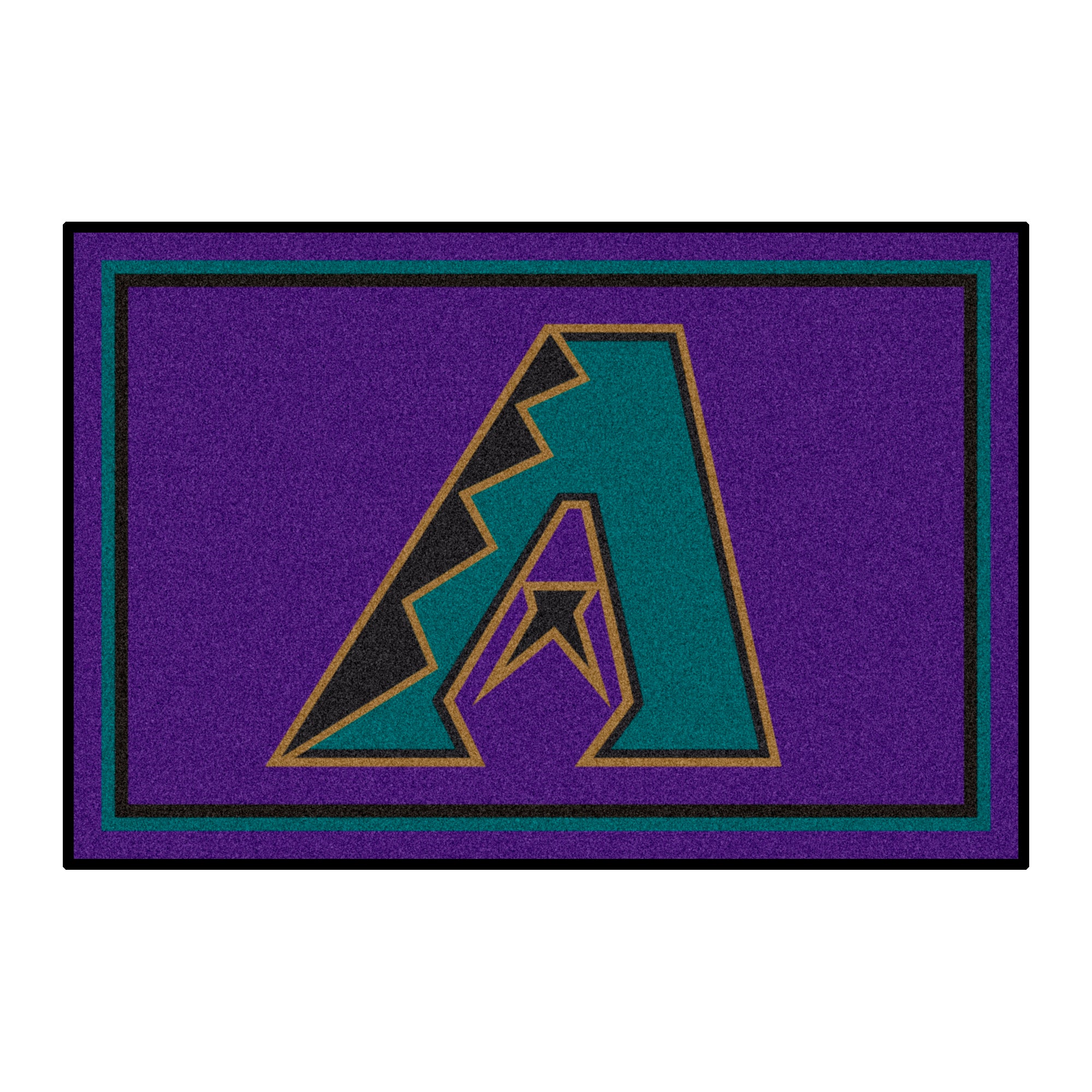 FANMATS, MLB - Arizona Diamondbacks Retro Collection 4ft. x 6ft. Plush Area Rug - (1998)