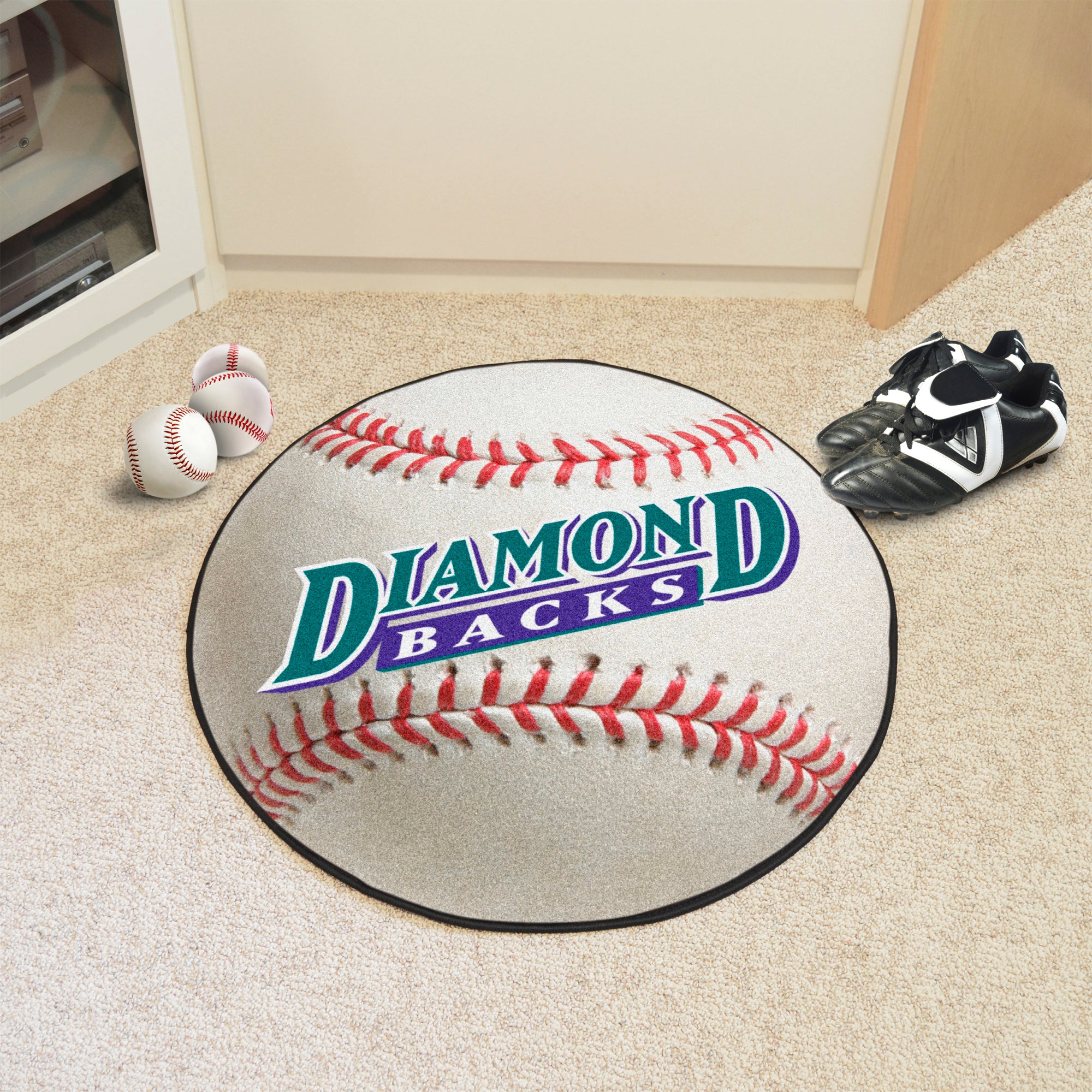 FANMATS, MLB - Arizona Diamondbacks Retro Collection Baseball Rug - 27in. Diameter - (1998)