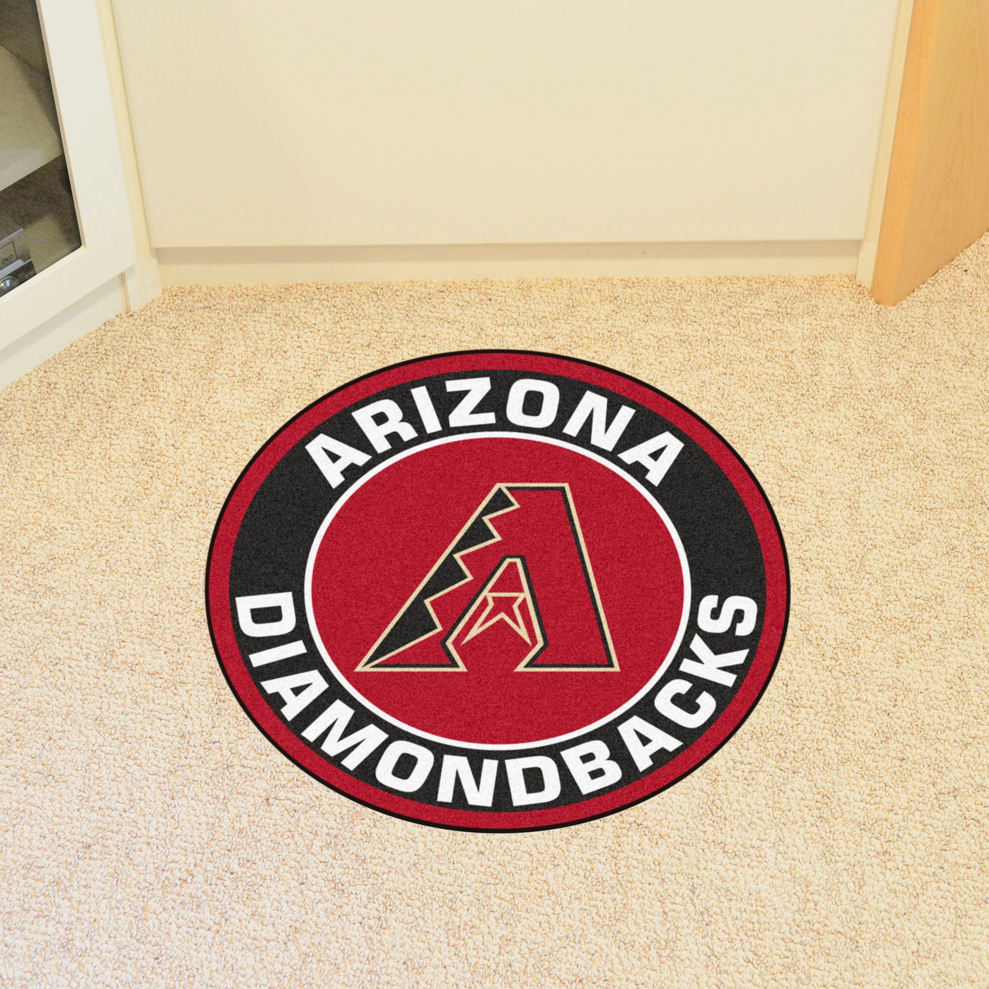 FANMATS, MLB - Arizona Diamondbacks Roundel Rug - 27in. Diameter