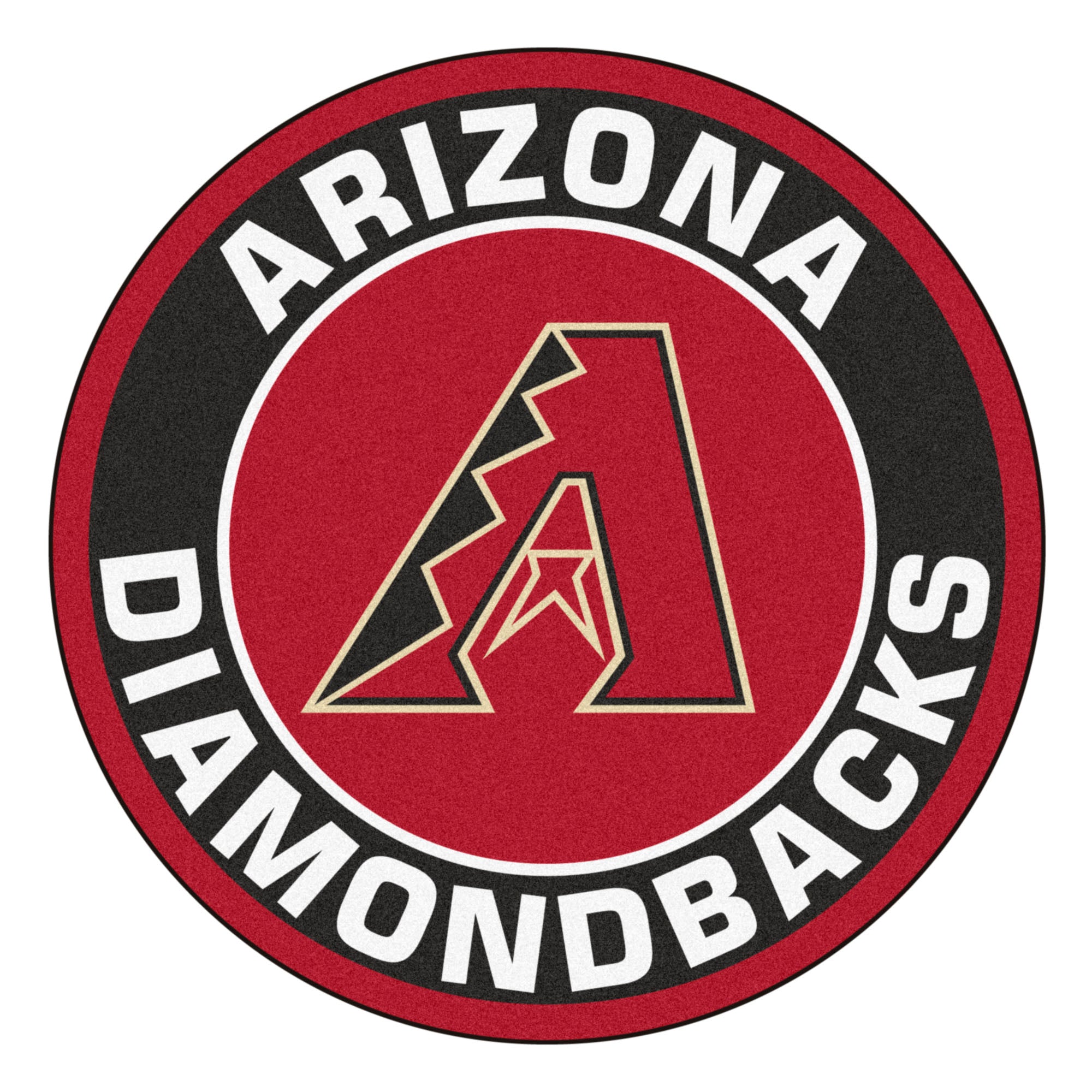 FANMATS, MLB - Arizona Diamondbacks Roundel Rug - 27in. Diameter