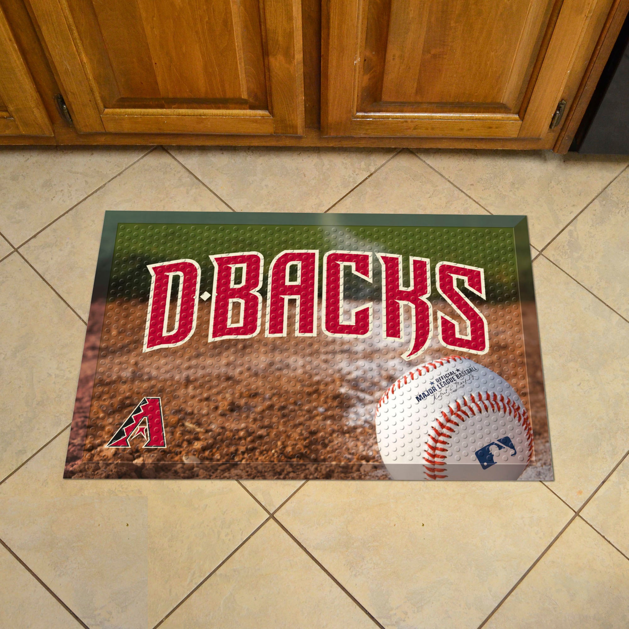 FANMATS, MLB - Arizona Diamondbacks Rubber Scraper Door Mat