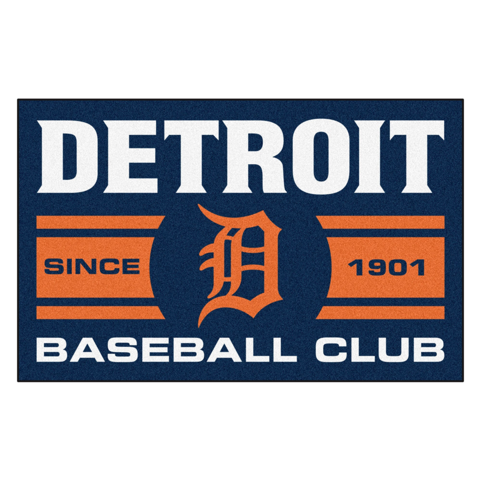 FANMATS, MLB - Detroit Tigers Uniform Rug - 19in. x 30in.