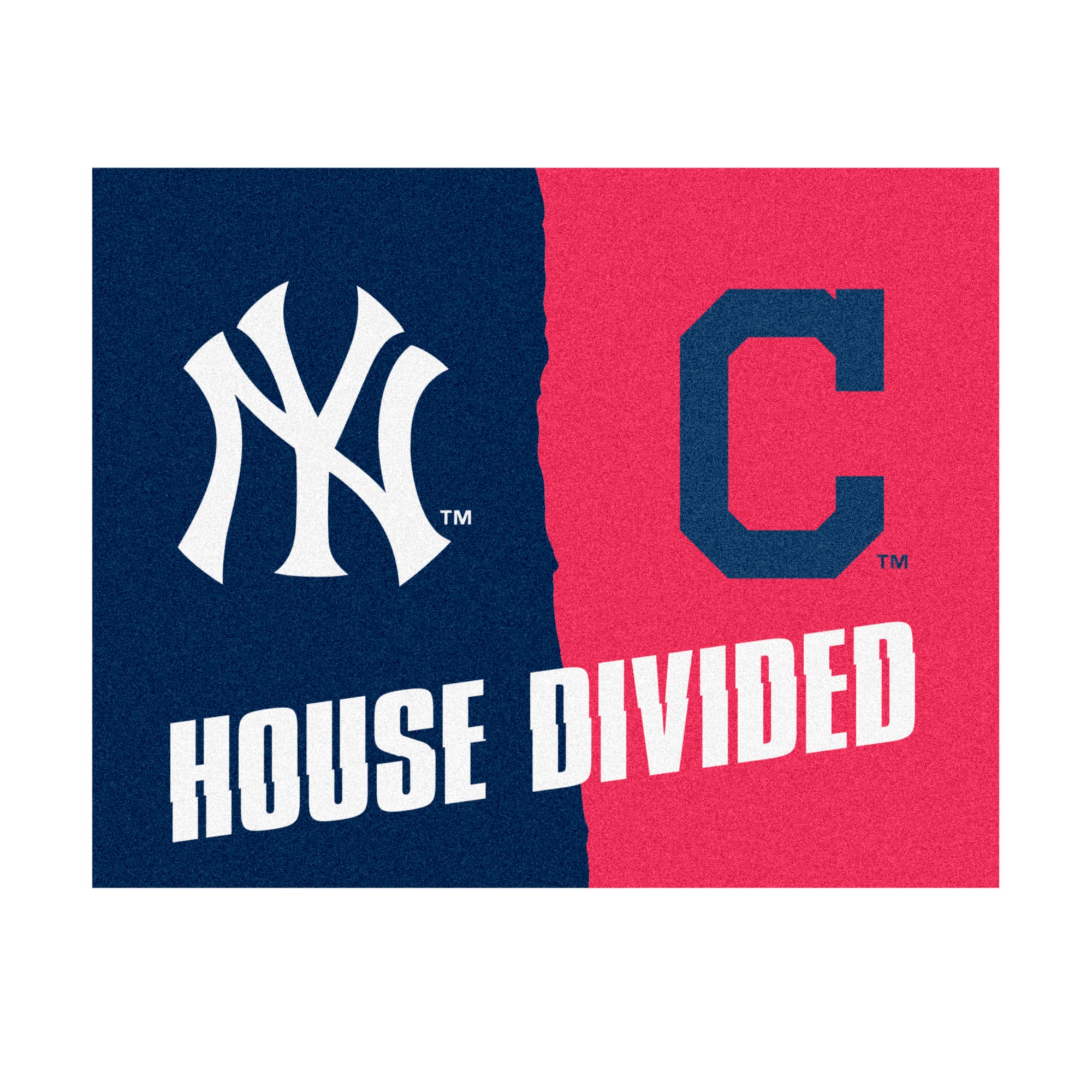 FANMATS, MLB House Divided - White Sox / Cubs House Divided Rug
