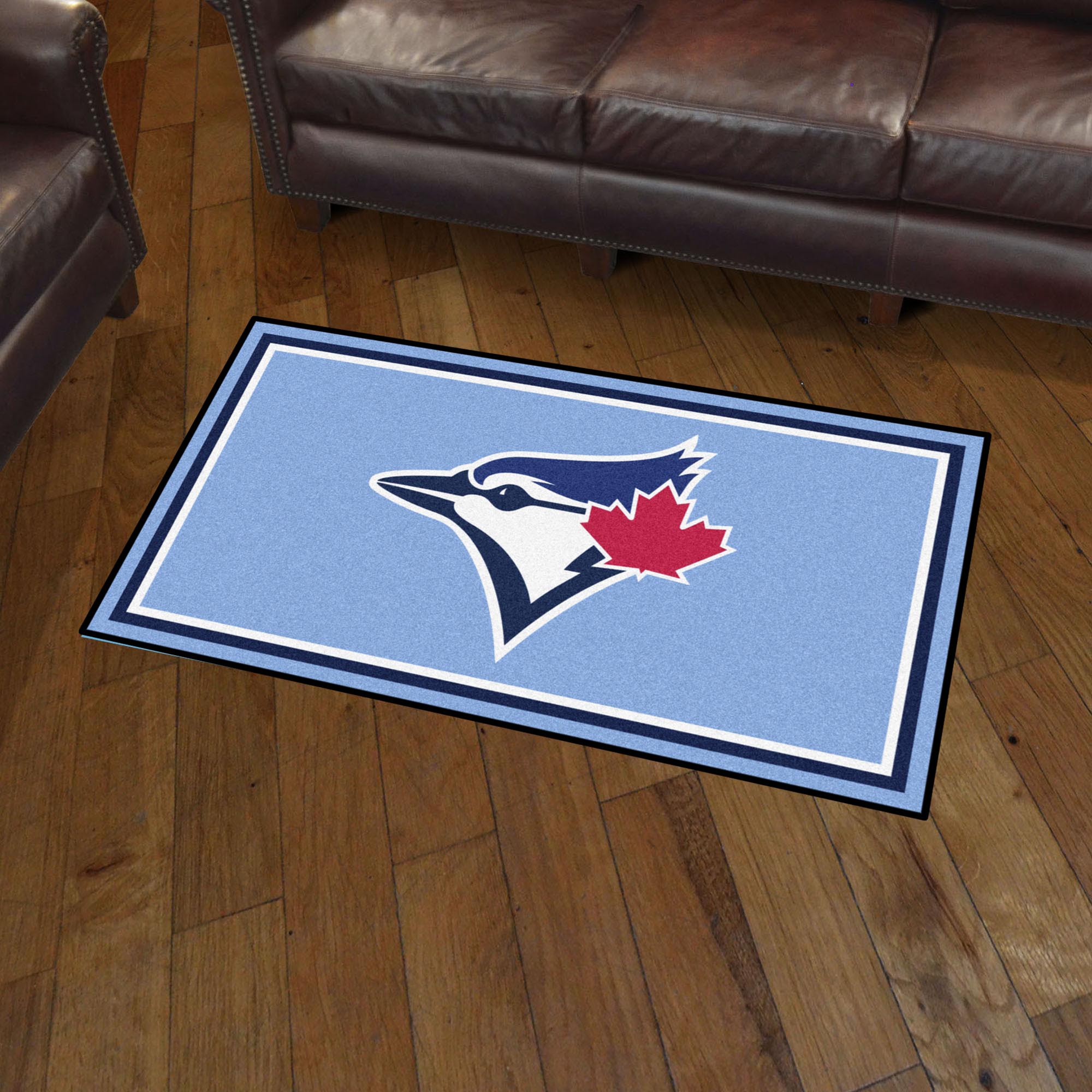 FANMATS, MLB - Toronto Blue Jays Light Blue 3ft. x 5ft. Plush Area Rug