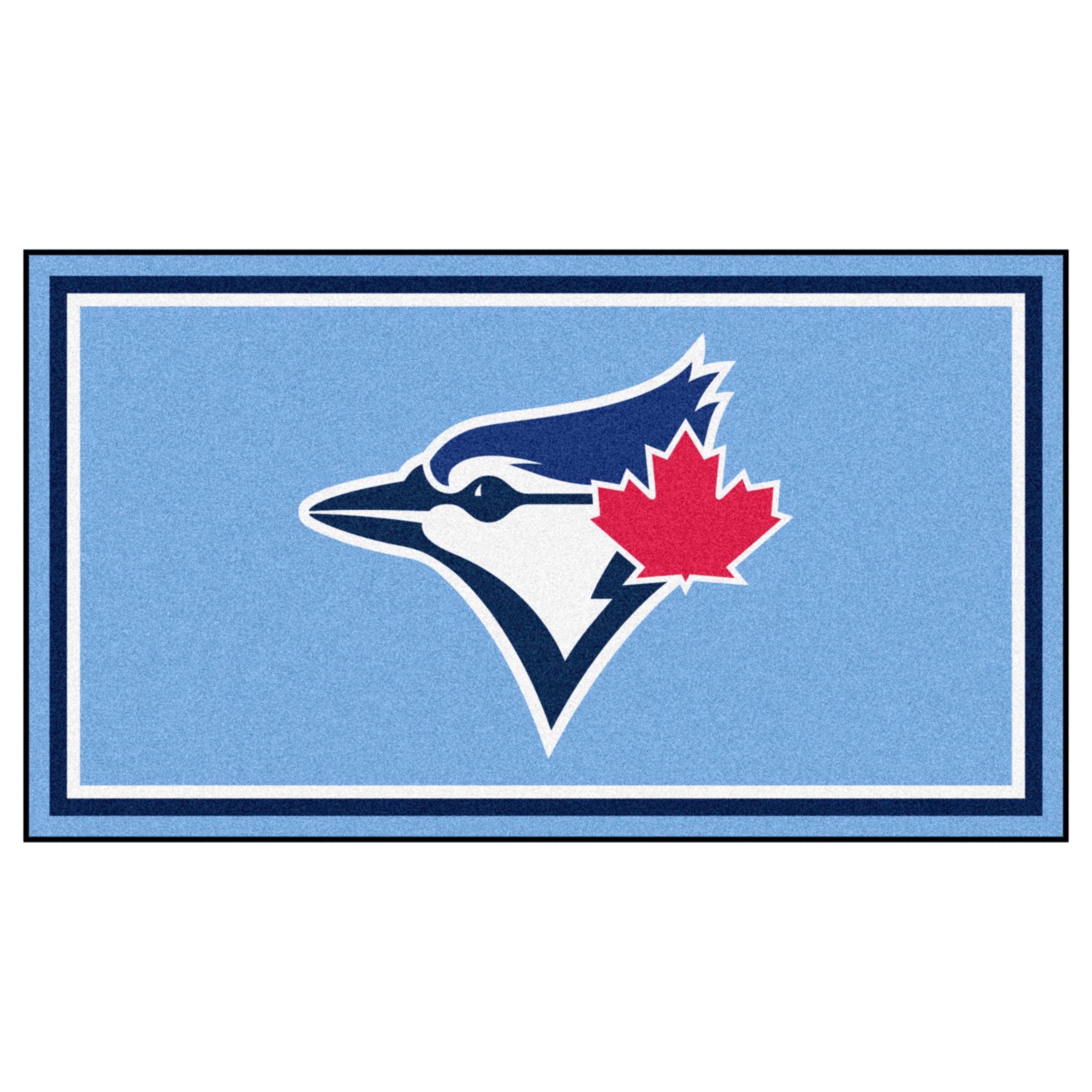 FANMATS, MLB - Toronto Blue Jays Light Blue 3ft. x 5ft. Plush Area Rug