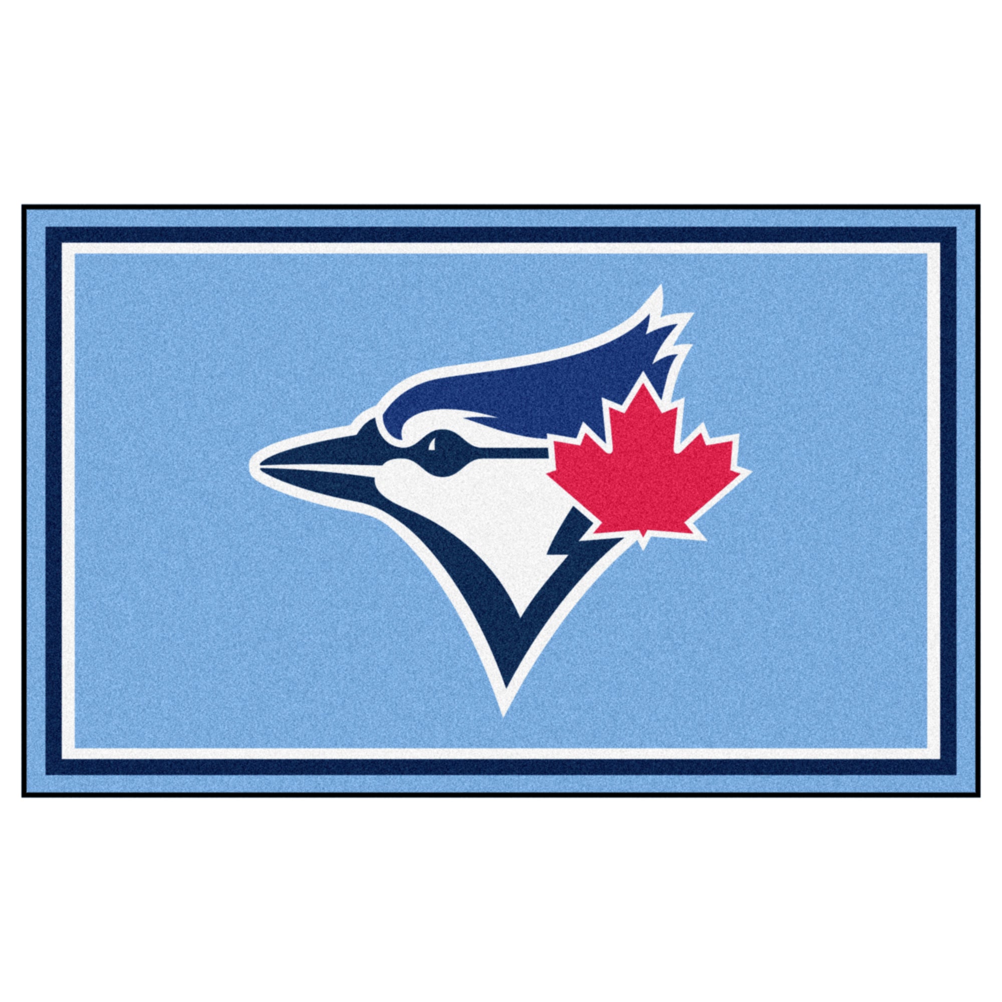 FANMATS, MLB - Toronto Blue Jays Light Blue 4ft. x 6ft. Plush Area Rug