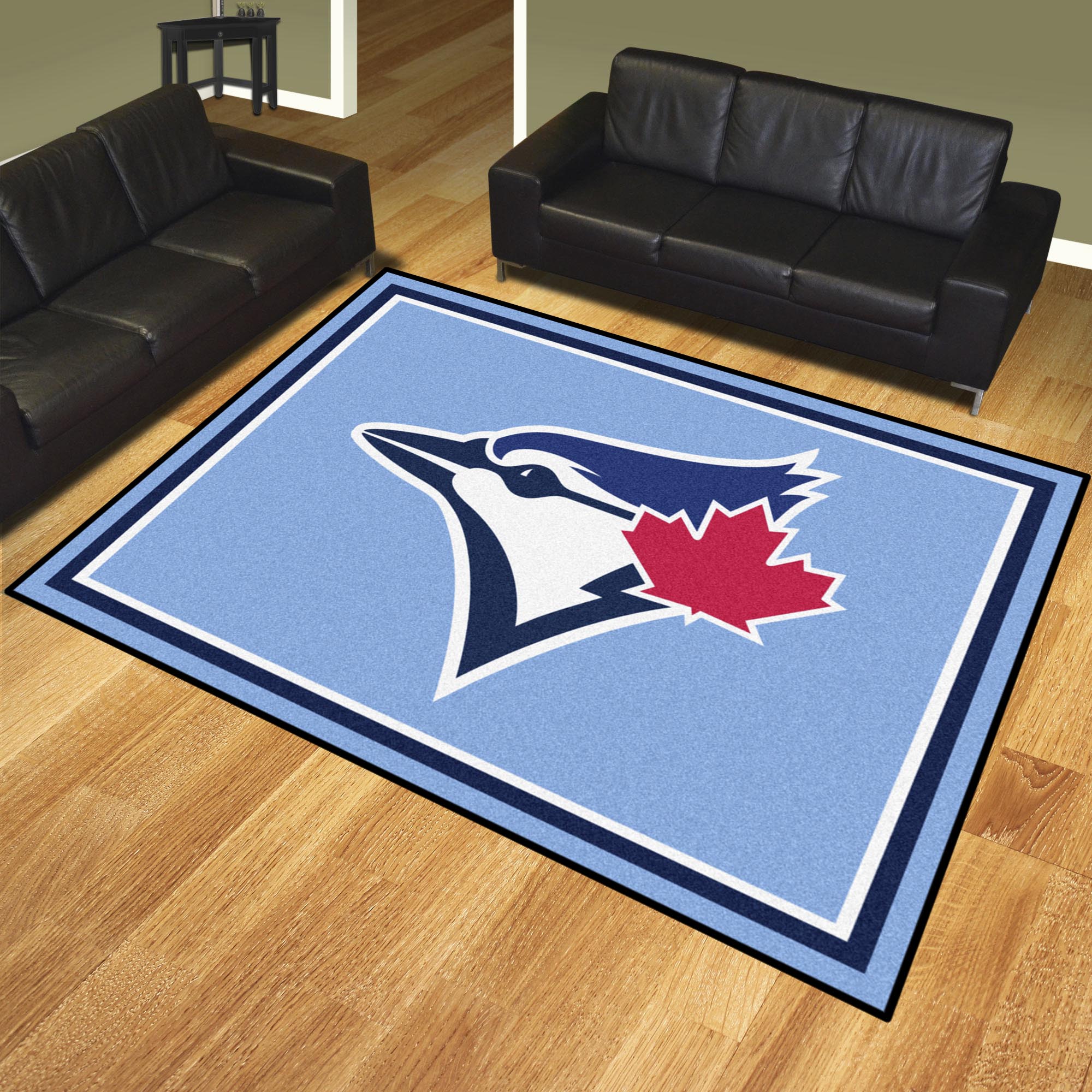 FANMATS, MLB - Toronto Blue Jays Light Blue 8ft. x 10 ft. Plush Area Rug