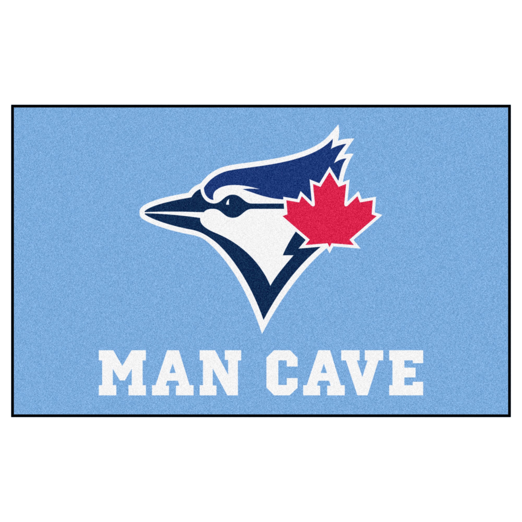 FANMATS, MLB - Toronto Blue Jays Light Blue Man Cave Rug - 5ft. x 8 ft.