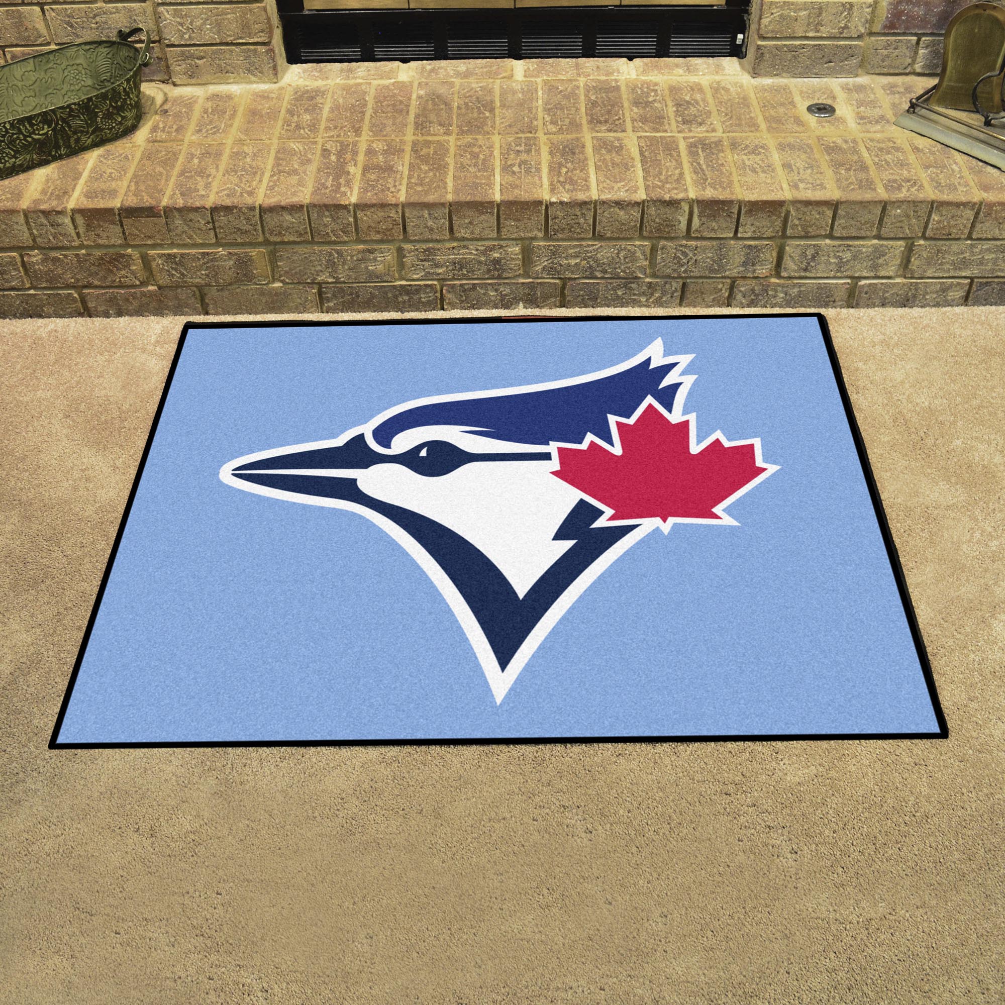 FANMATS, MLB - Toronto Blue Jays Light Blue Rug - 34 in. x 42.5 in.