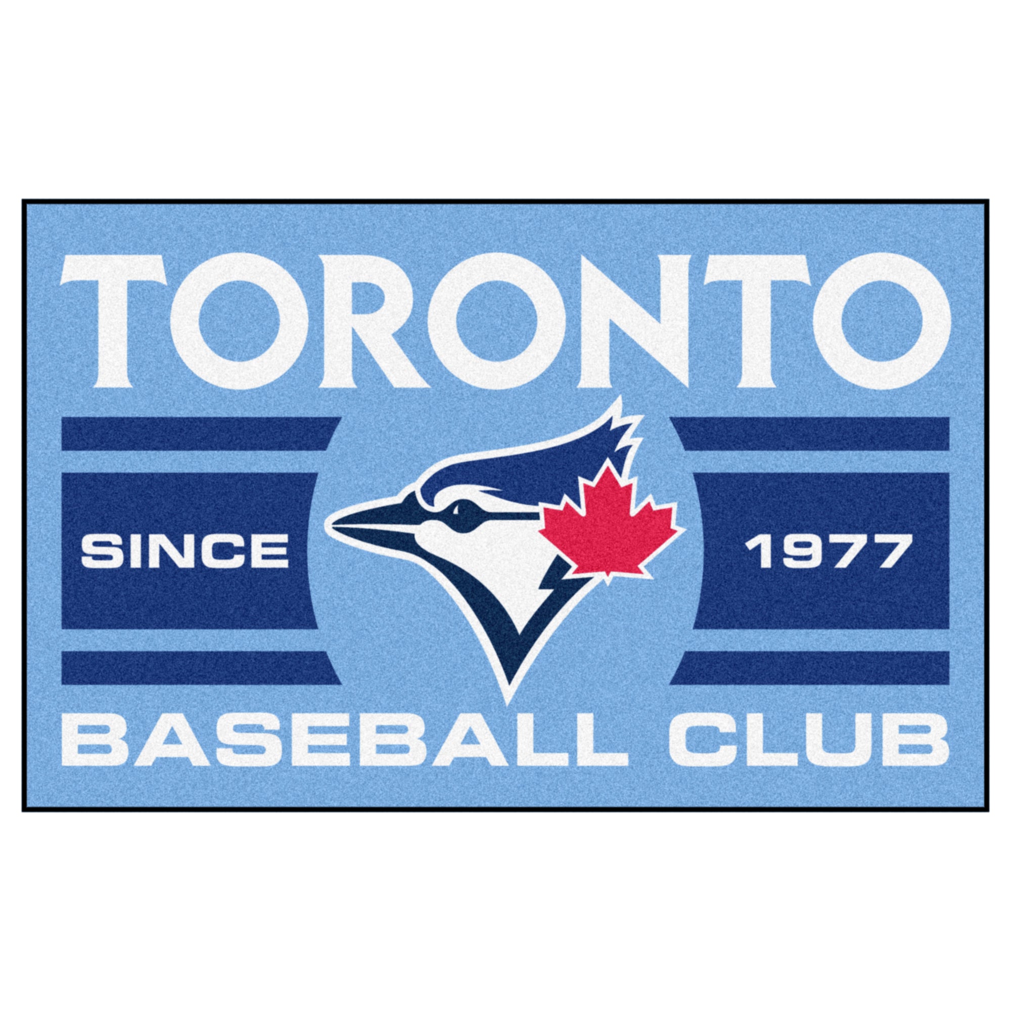 FANMATS, MLB - Toronto Blue Jays Light Blue Uniform Rug - 19in. x 30in.