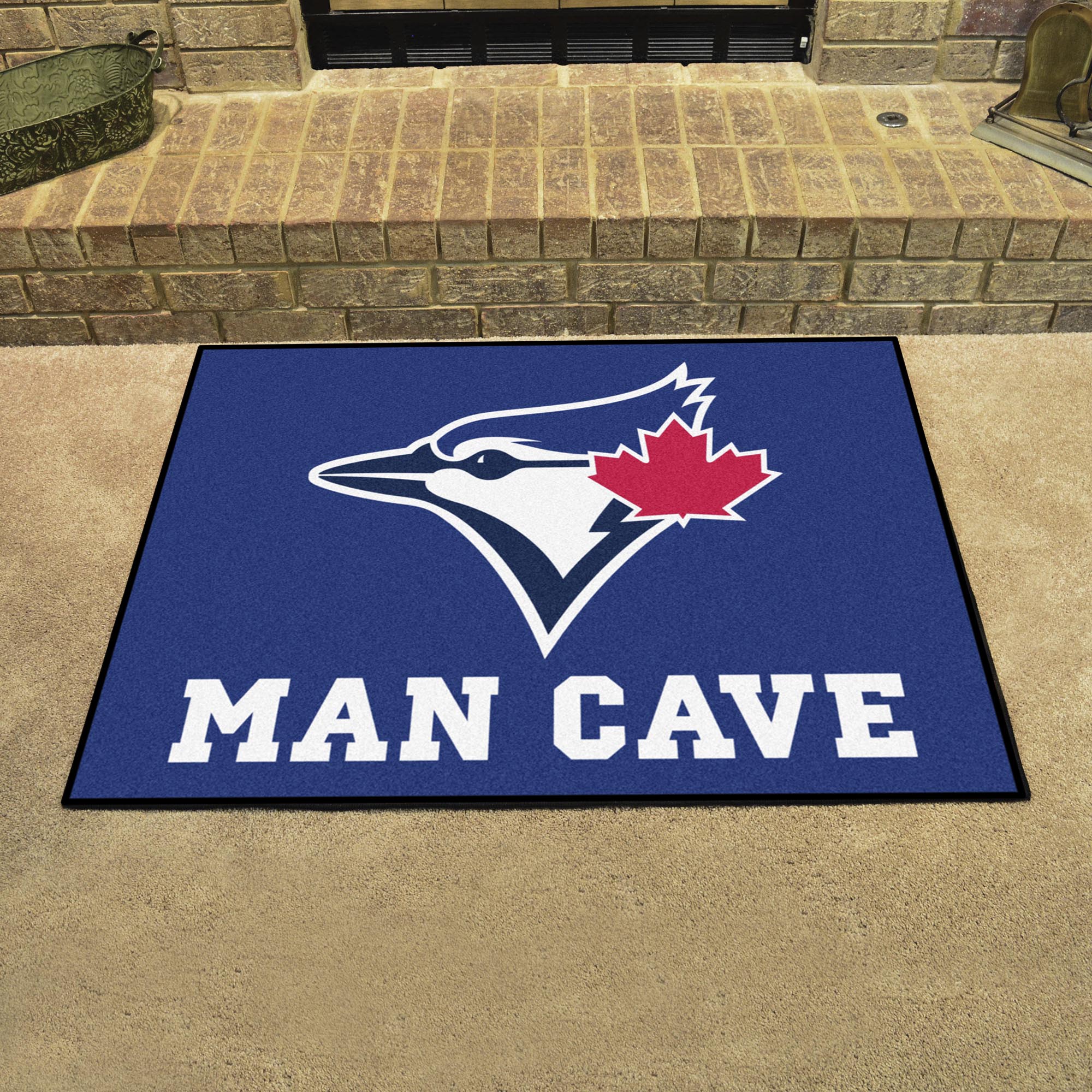 FANMATS, MLB - Toronto Blue Jays Man Cave Rug - 34 in. x 42.5 in.