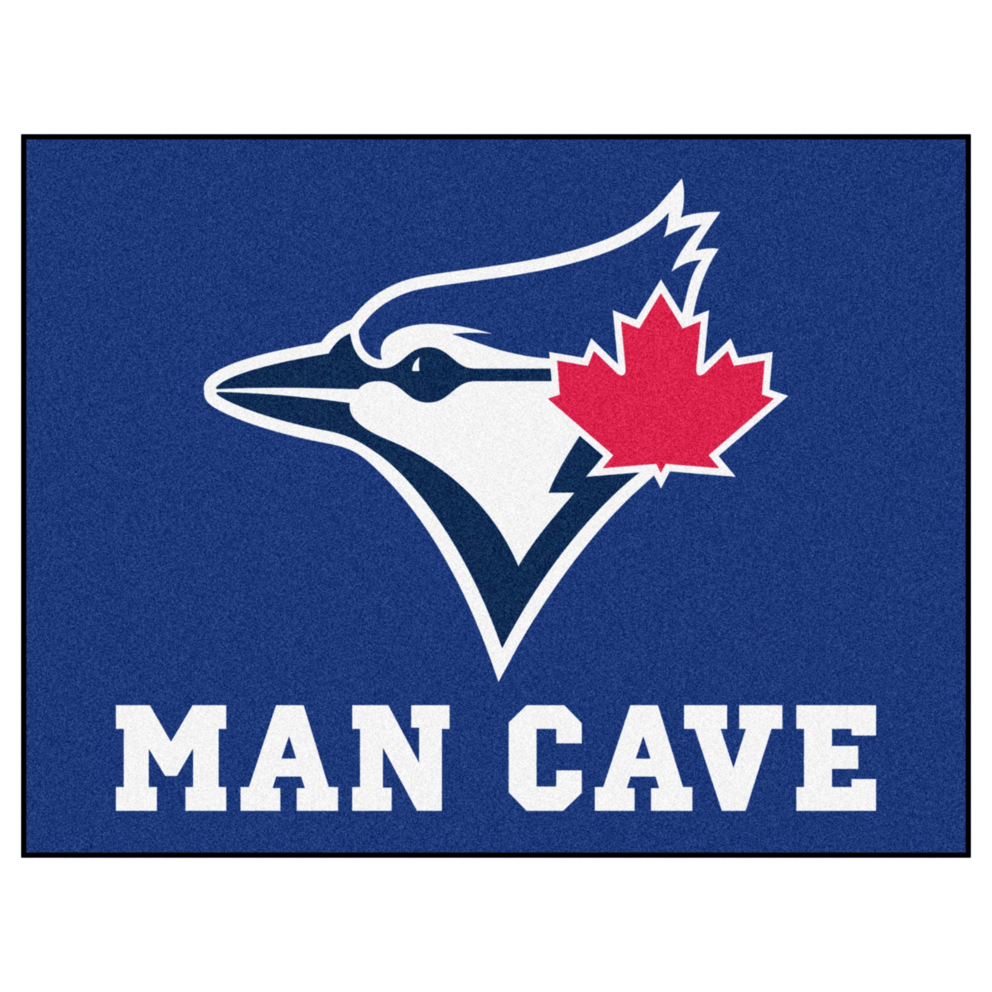 FANMATS, MLB - Toronto Blue Jays Man Cave Rug - 34 in. x 42.5 in.