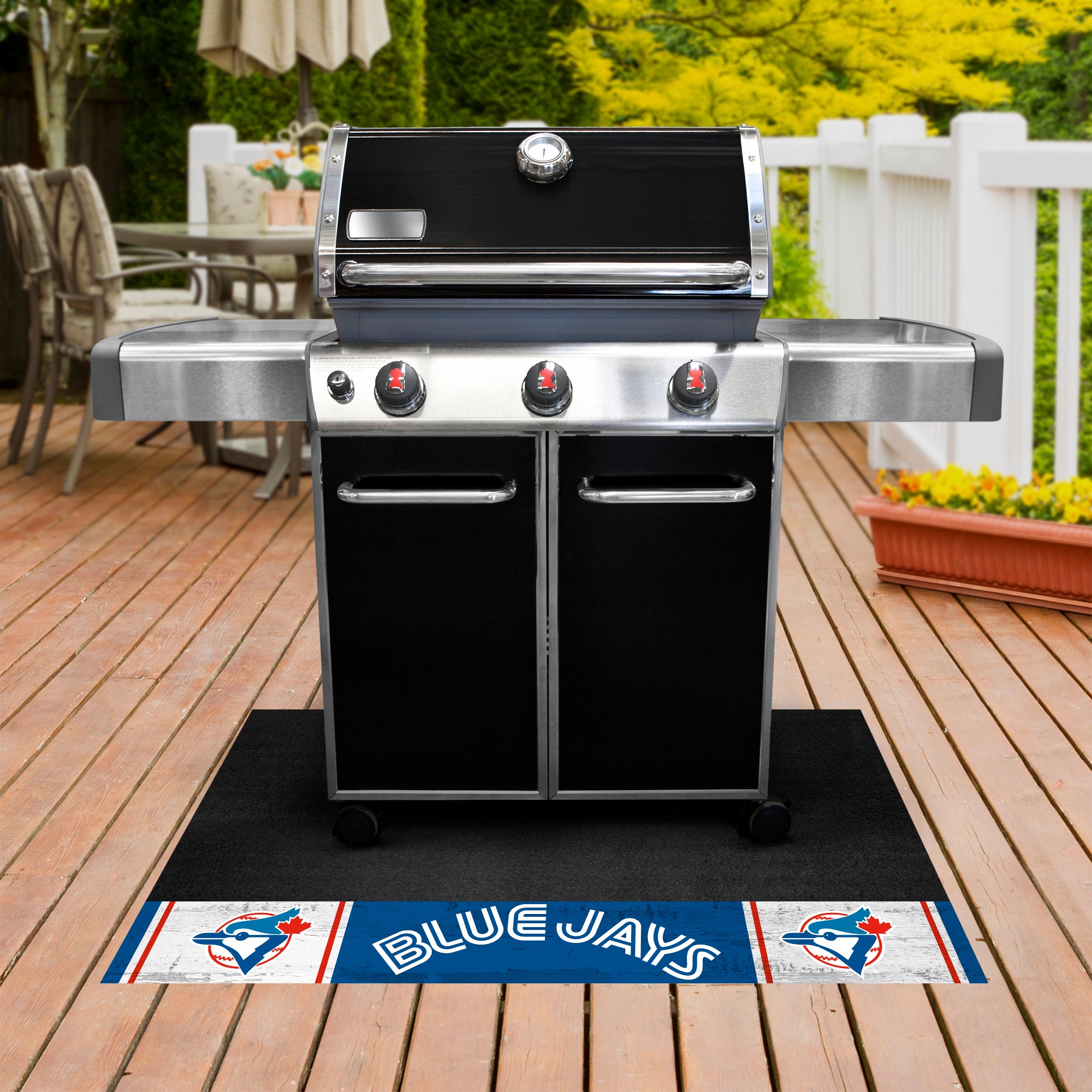 FANMATS, MLB - Toronto Blue Jays Retro Collection Grill Mat - 26in. x 42in. - (1993)