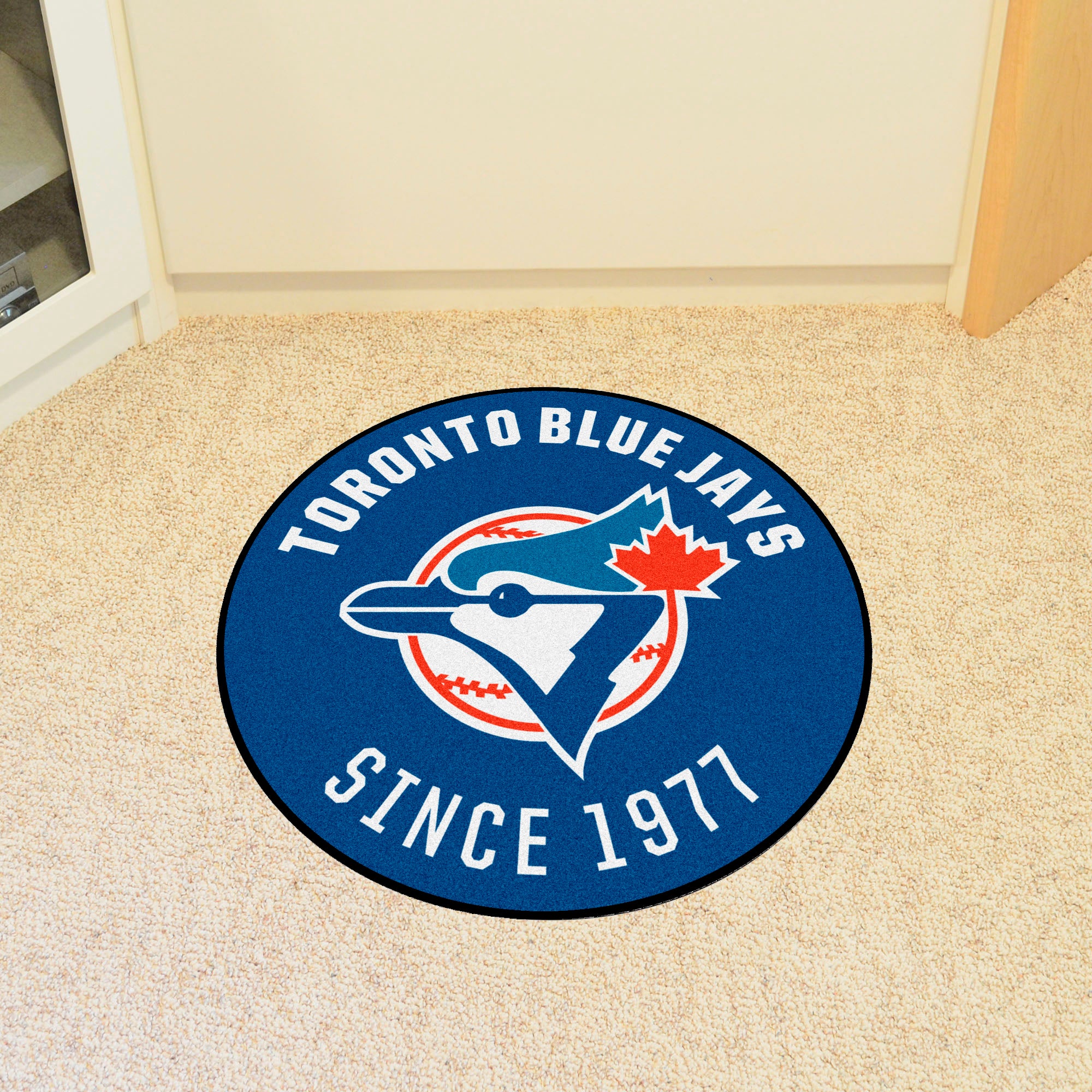 FANMATS, MLB - Toronto Blue Jays Retro Collection Roundel Rug - 27in. Diameter - (1993)