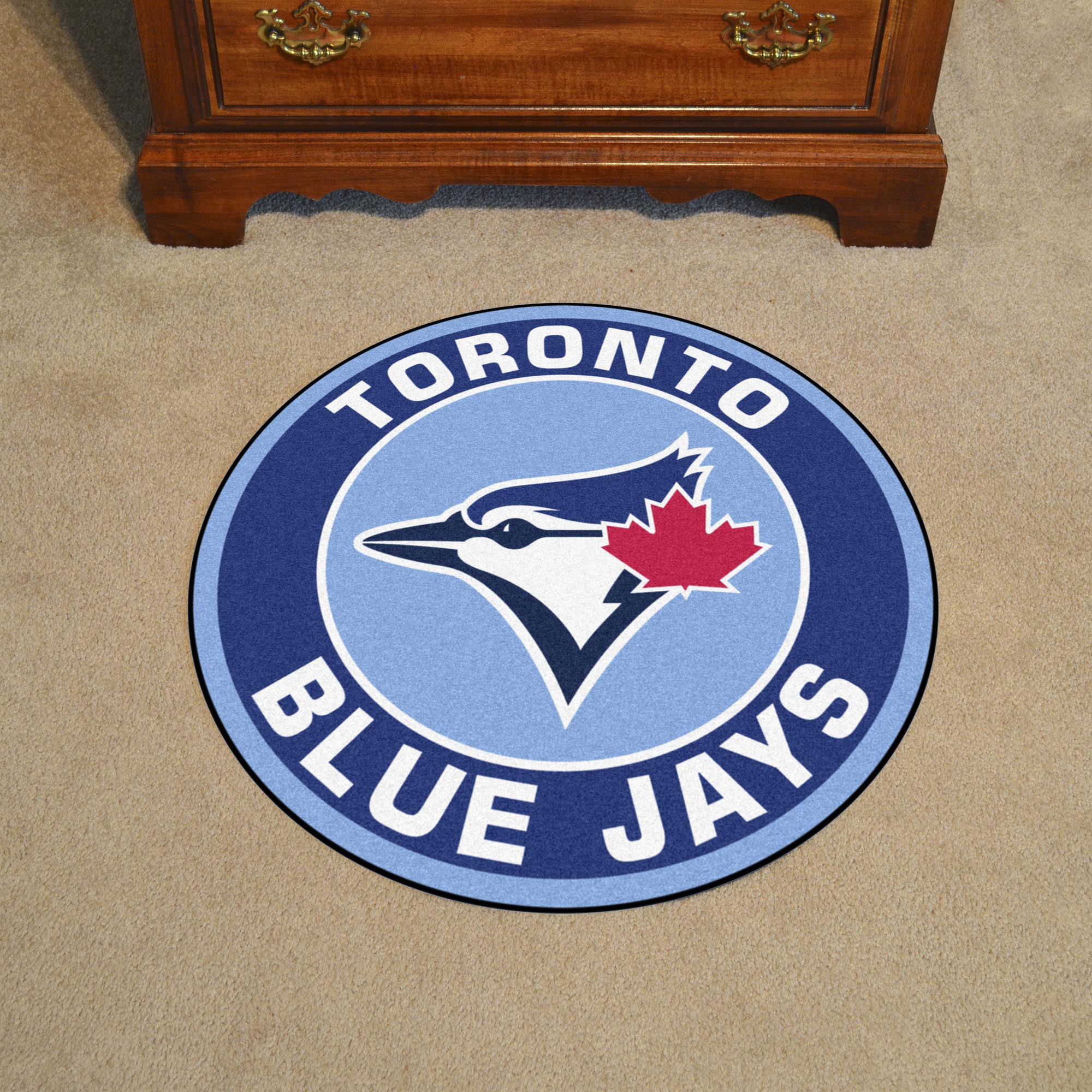 FANMATS, MLB - Toronto Blue Jays Roundel Rug - 27in. Diameter