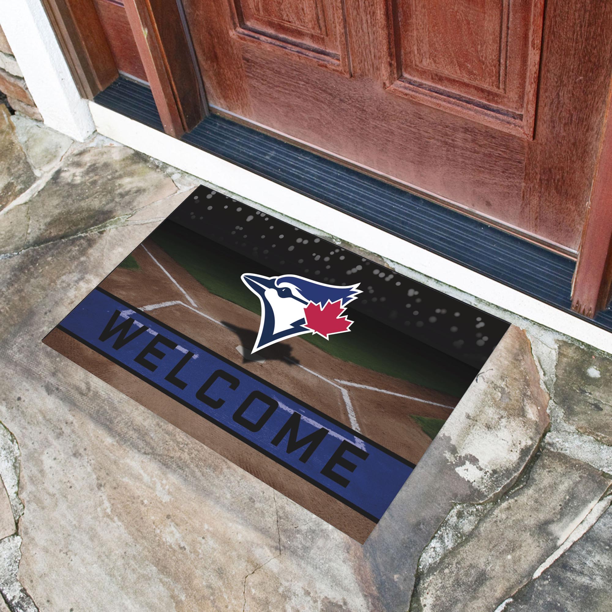 FANMATS, MLB - Toronto Blue Jays Rubber Door Mat - 18in. x 30in.