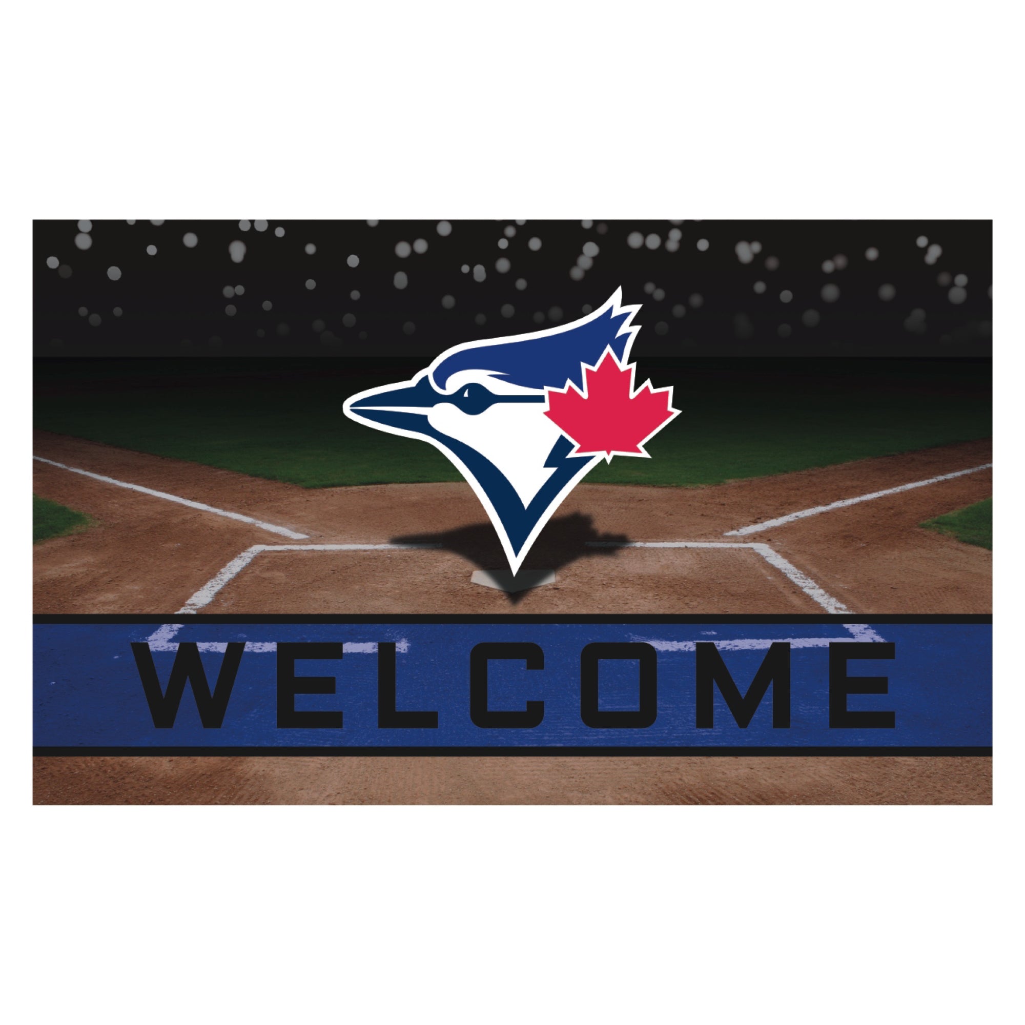 FANMATS, MLB - Toronto Blue Jays Rubber Door Mat - 18in. x 30in.