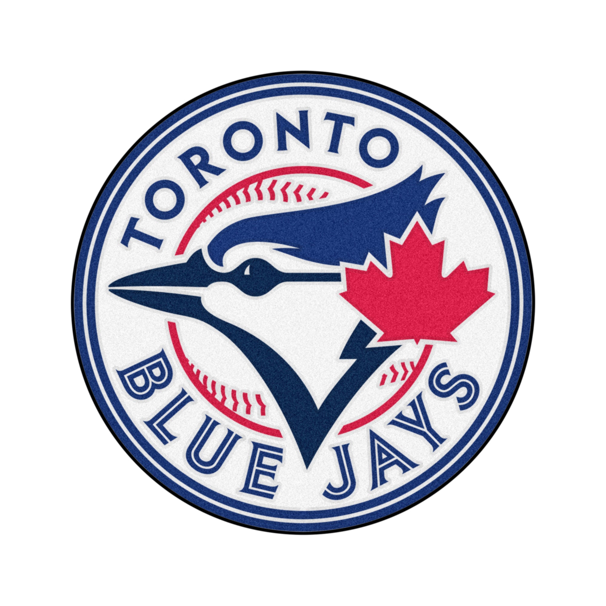 FANMATS, MLB - Toronto Blue Jays White Roundel Rug - 27in. Diameter