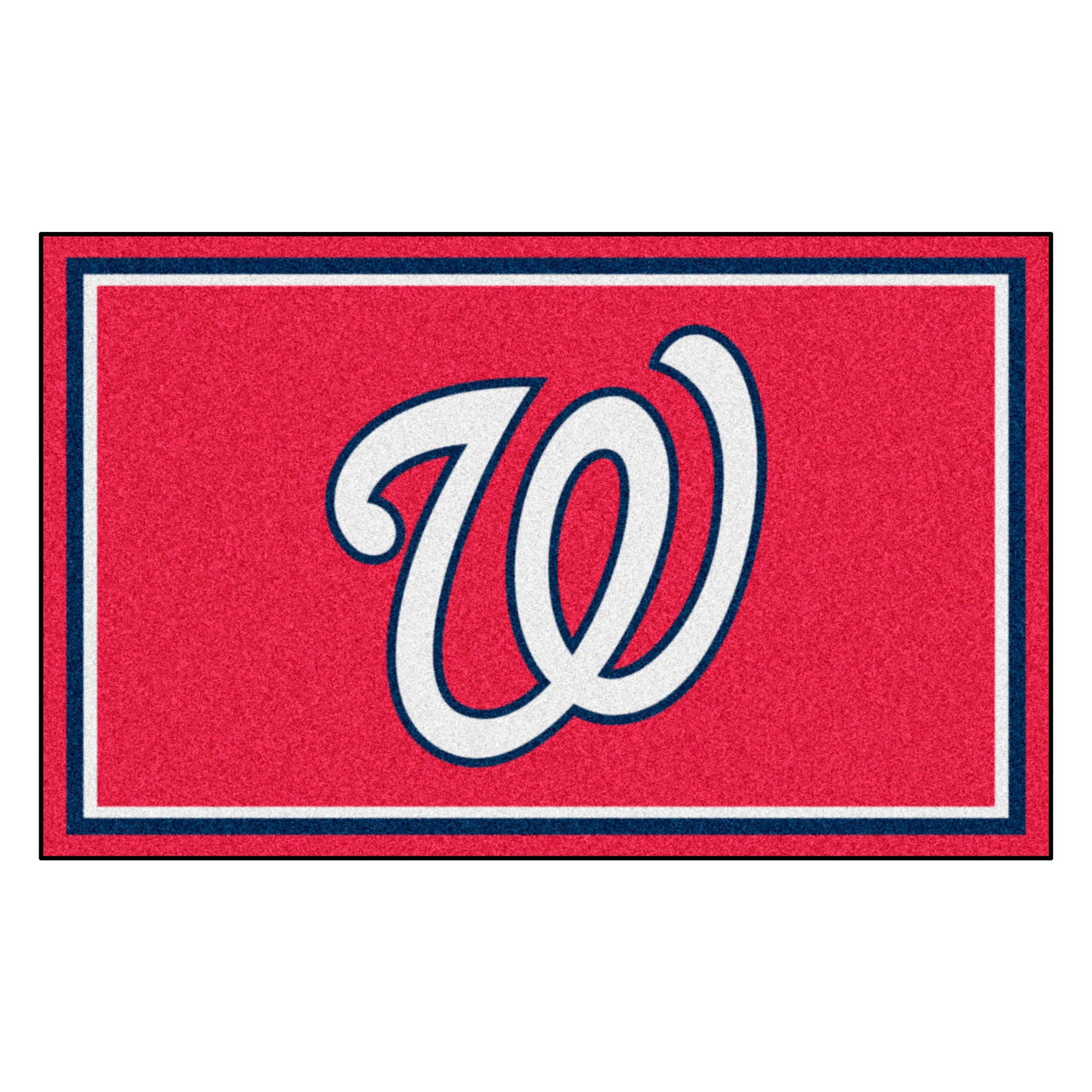 FANMATS, MLB - Washington Nationals 4ft. x 6ft. Plush Area Rug