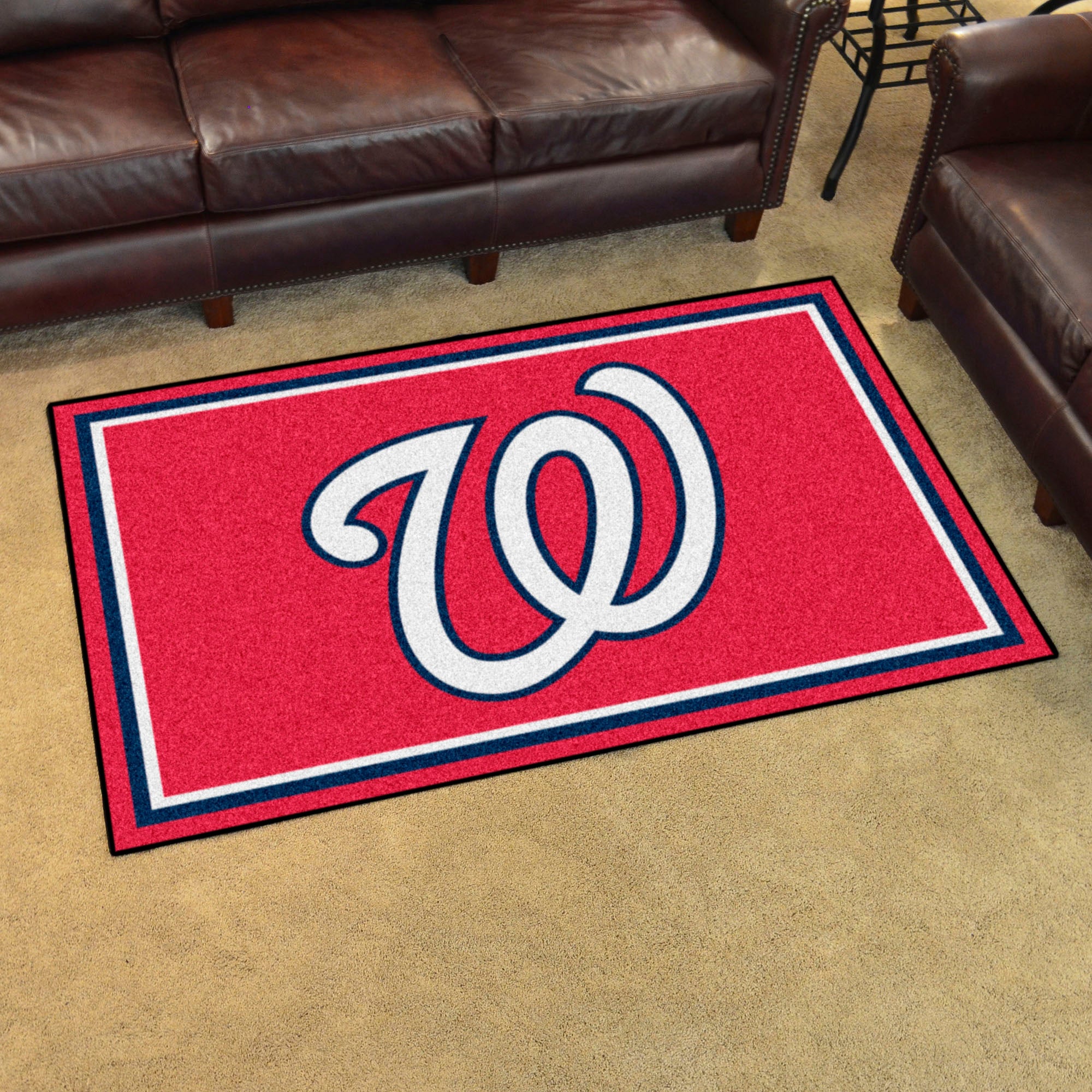 FANMATS, MLB - Washington Nationals 5ft. x 8 ft. Plush Area Rug