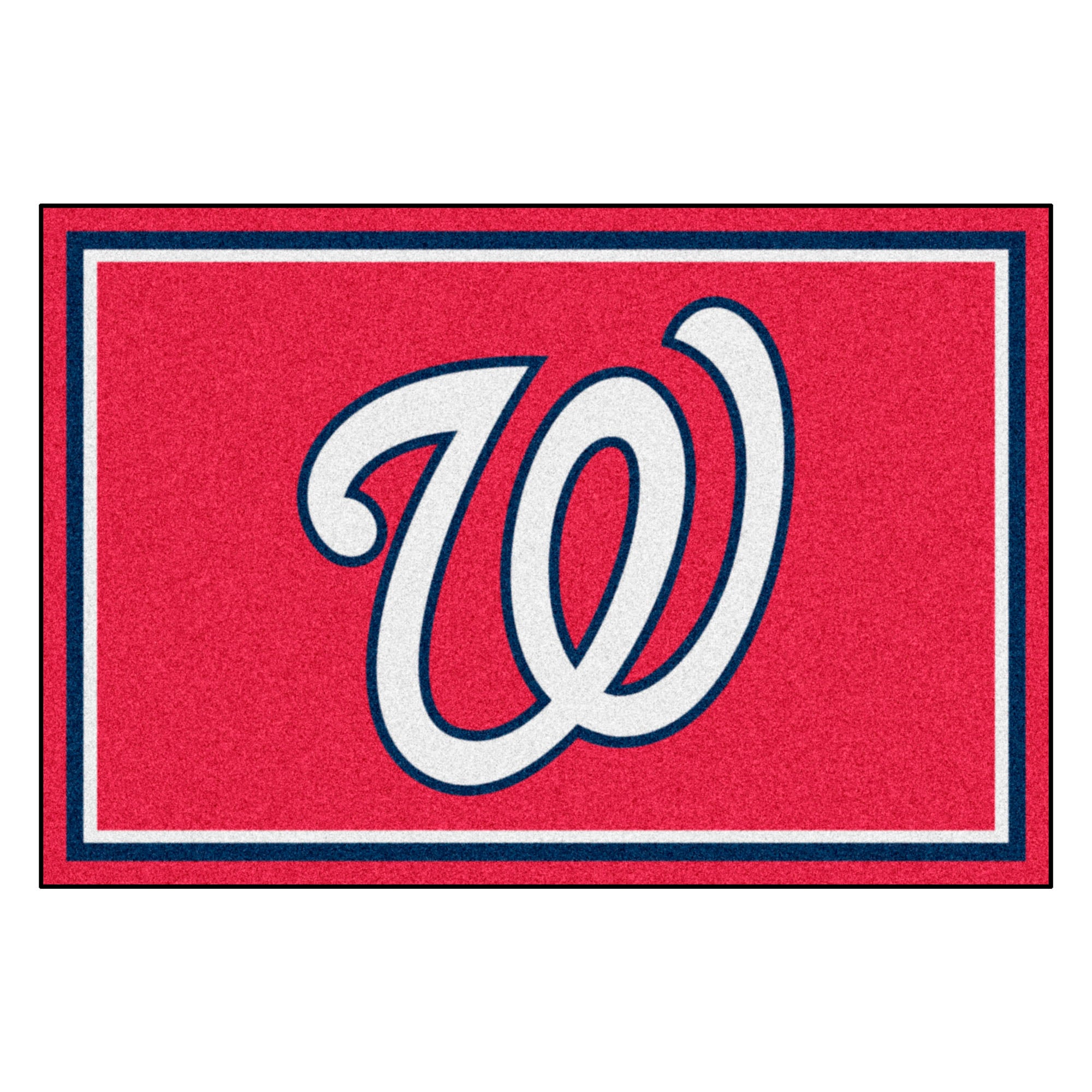 FANMATS, MLB - Washington Nationals 5ft. x 8 ft. Plush Area Rug