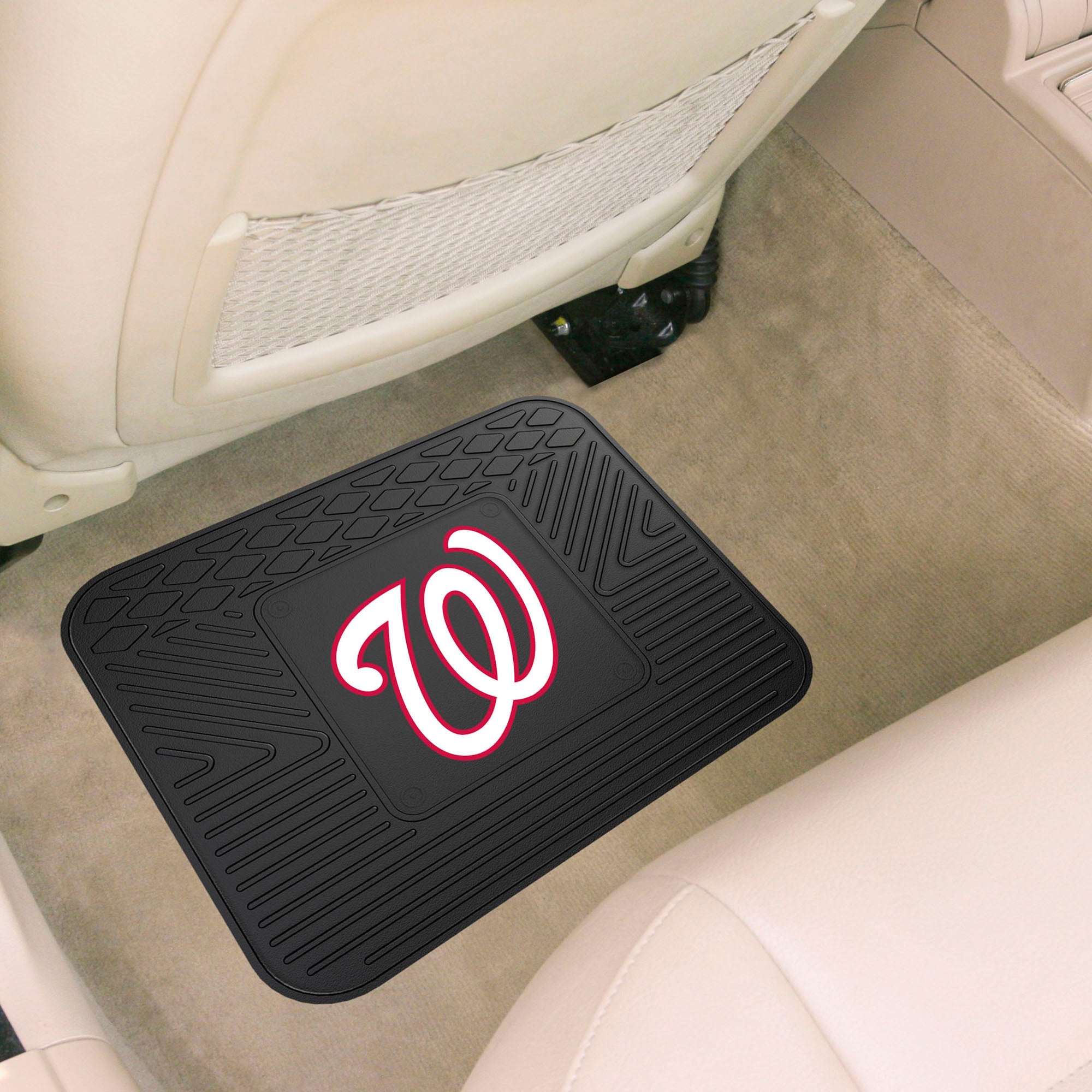 FANMATS, MLB - Washington Nationals Back Seat Car Mat - 14in. x 17in.