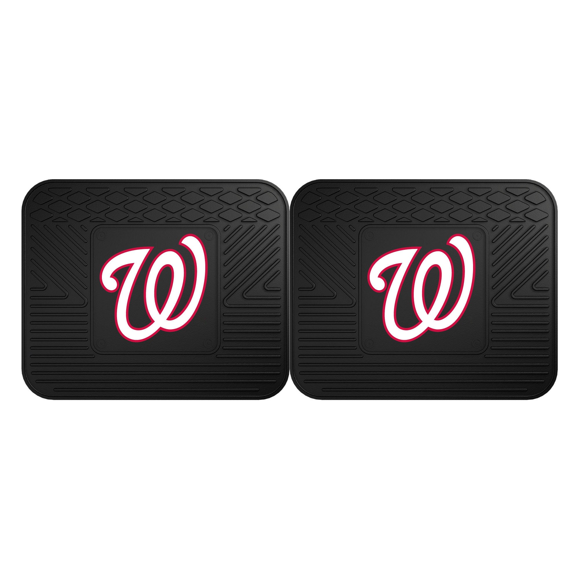 FANMATS, MLB - Washington Nationals Back Seat Car Mats - 2 Piece Set