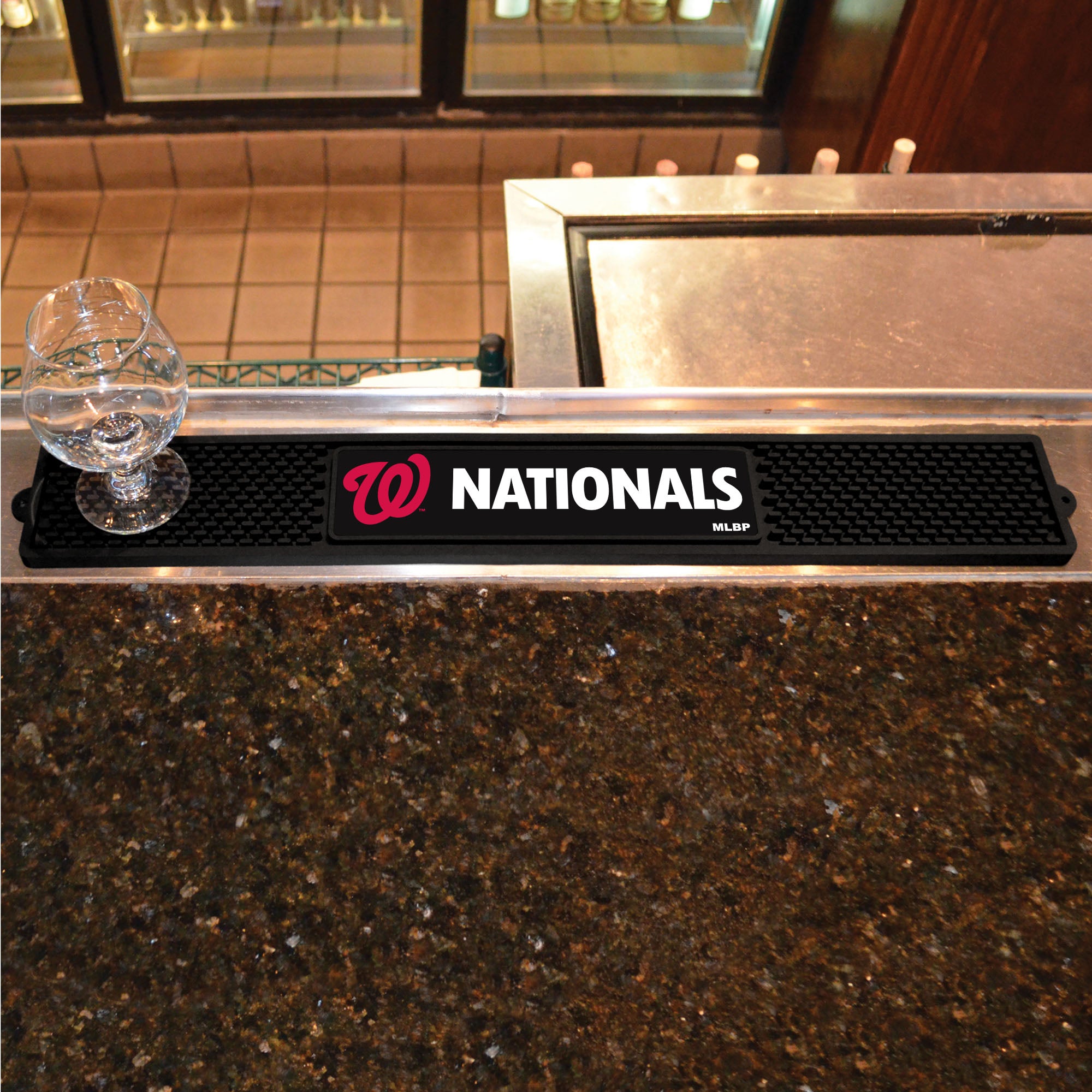 FANMATS, MLB - Washington Nationals Bar Mat - 3.25in. x 24in.