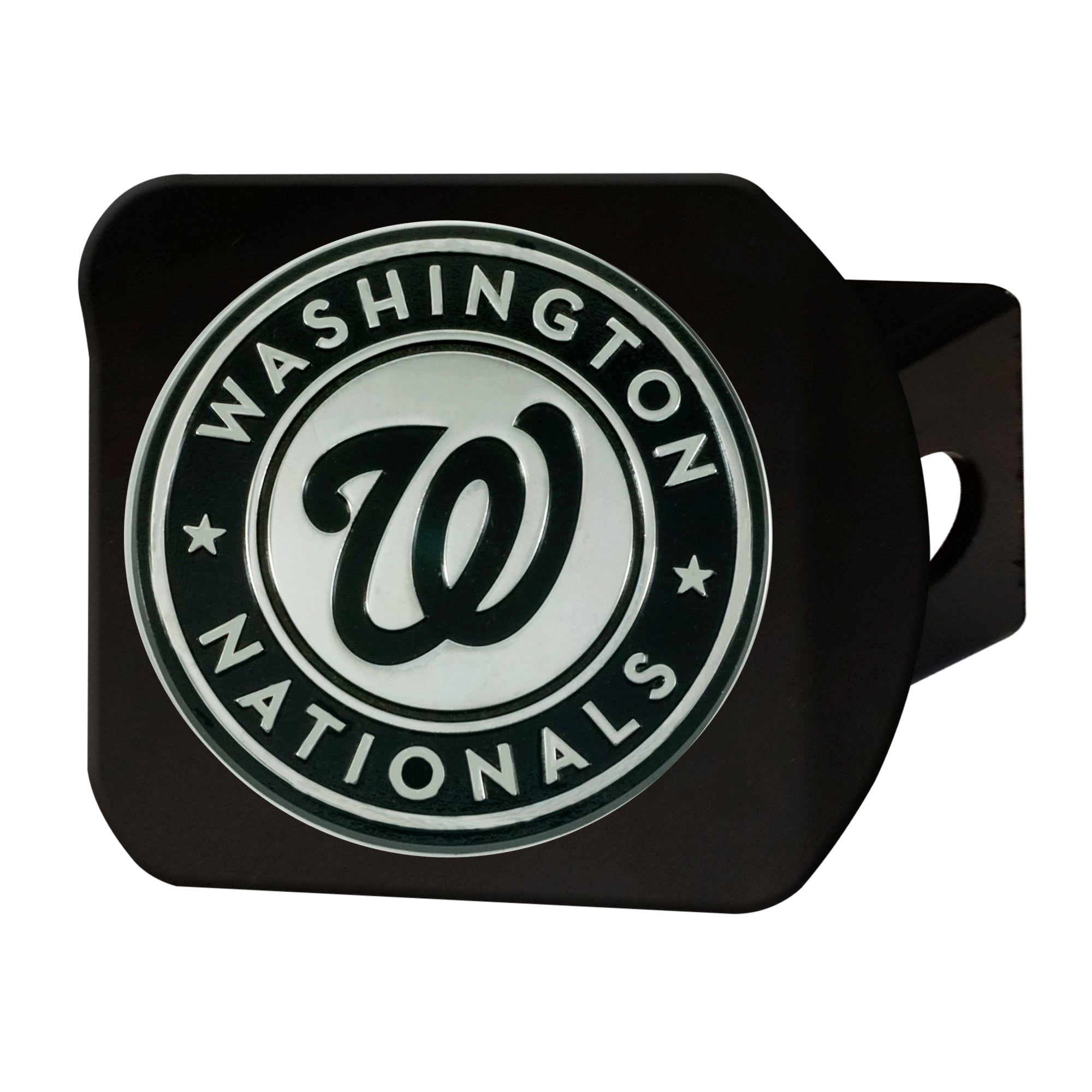 FANMATS, MLB - Washington Nationals Black Metal Hitch Cover