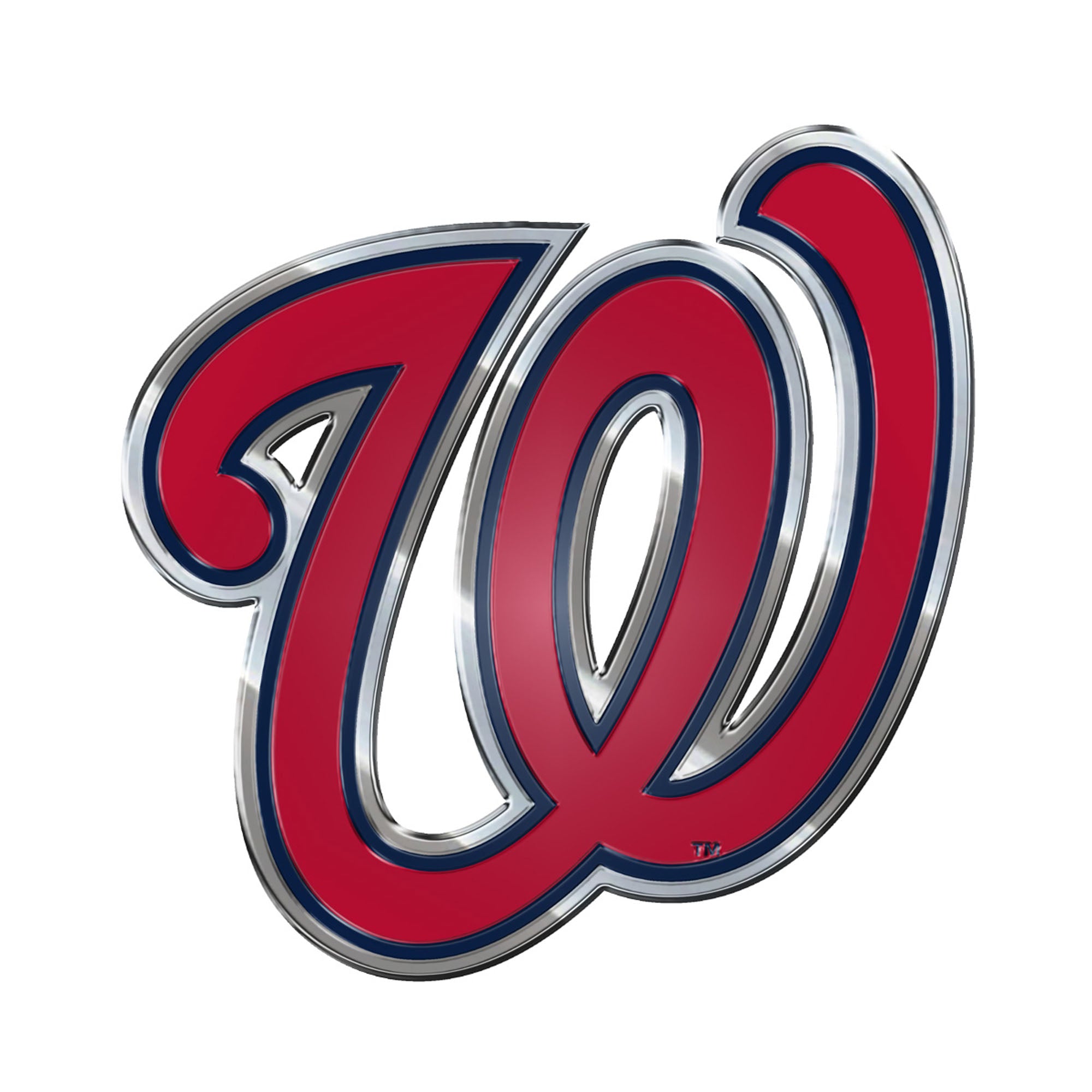 FANMATS, MLB - Washington Nationals Heavy Duty Aluminum Color Emblem