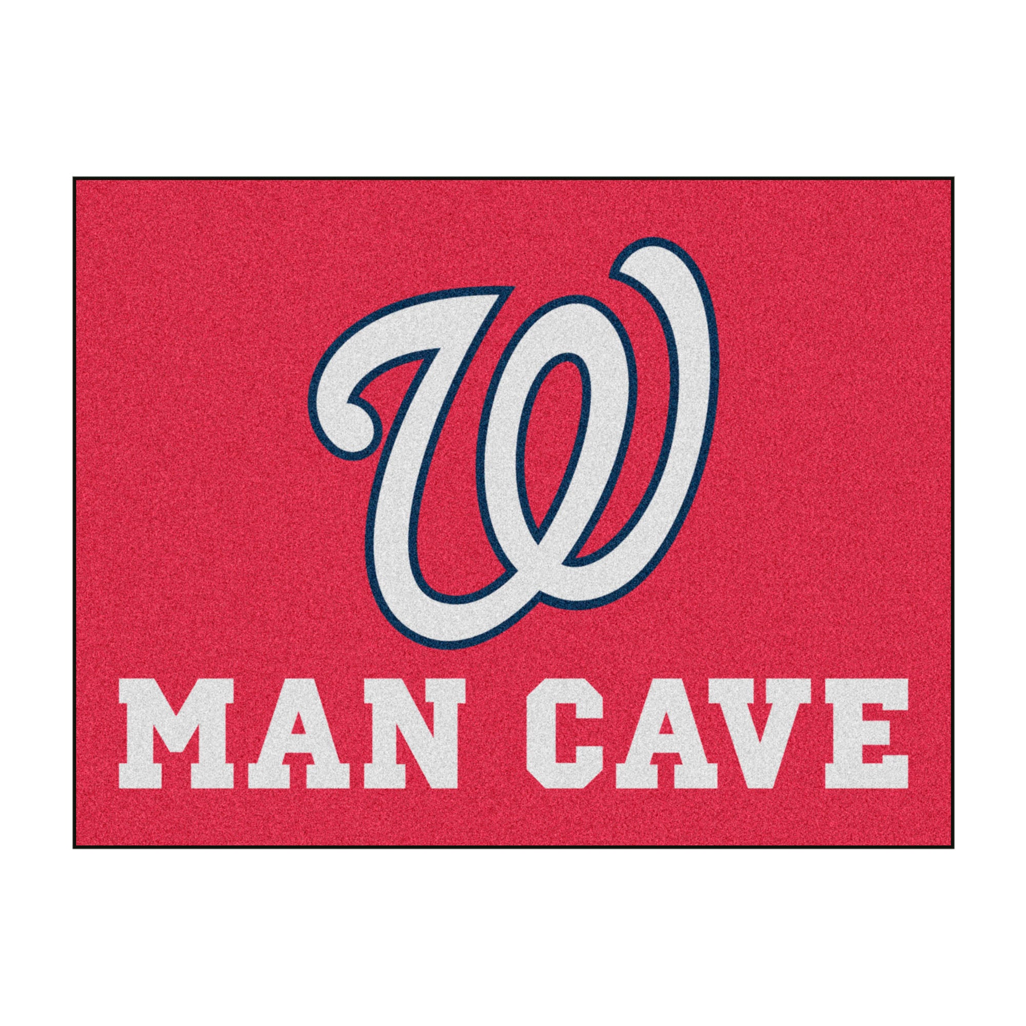 FANMATS, MLB - Washington Nationals Man Cave Rug - 34 in. x 42.5 in.