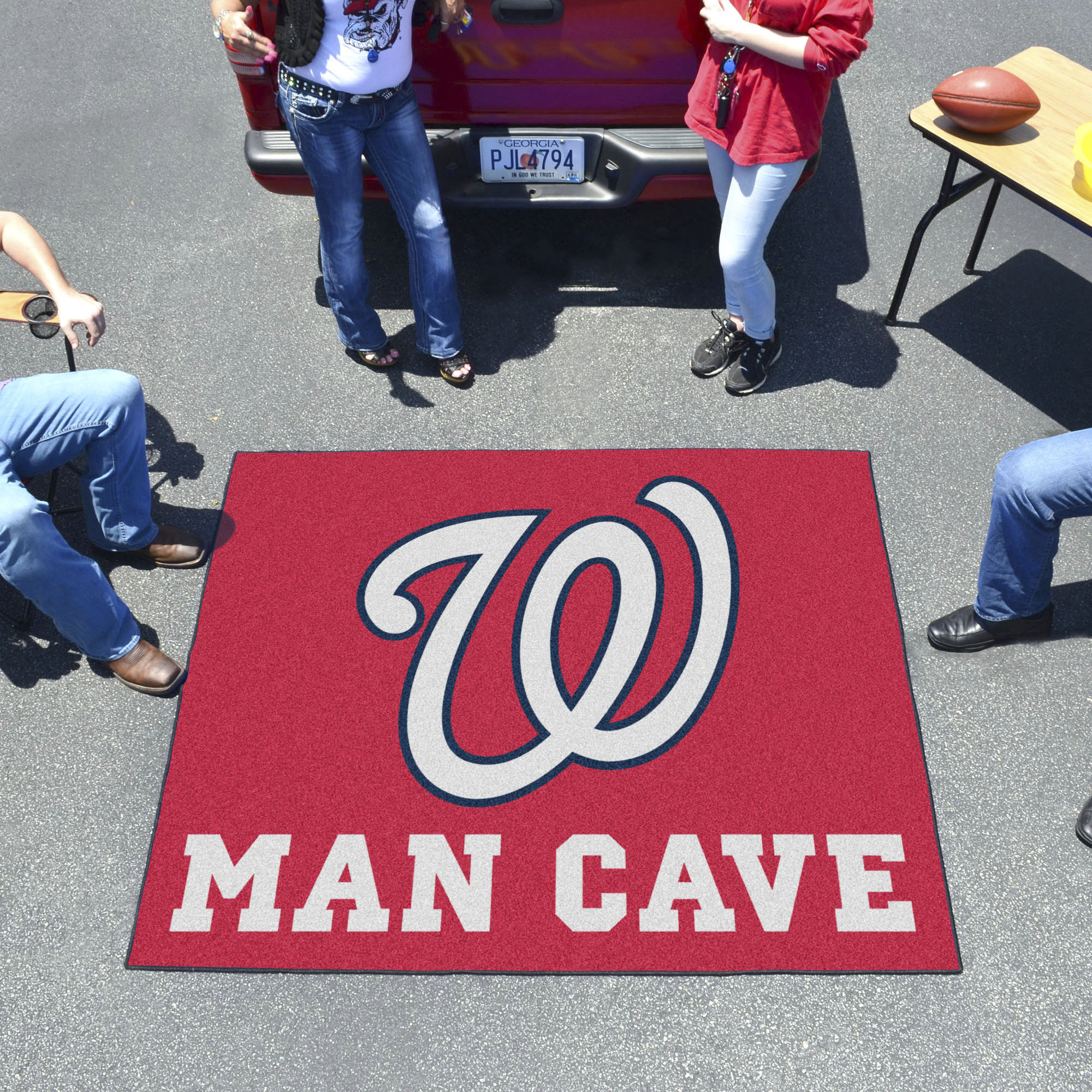FANMATS, MLB - Washington Nationals Man Cave Rug - 5ft. x 6ft.