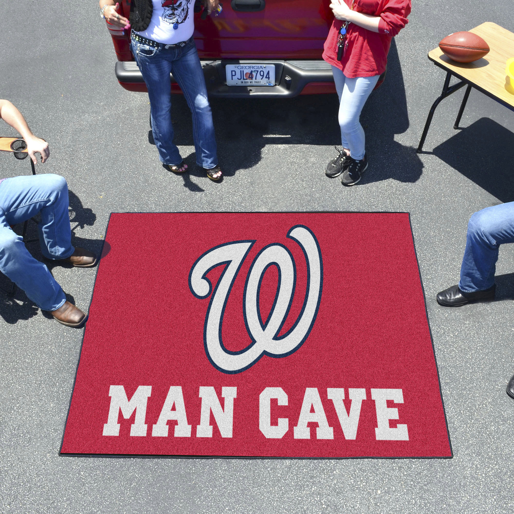 FANMATS, MLB - Washington Nationals Man Cave Rug - 5ft. x 8 ft.