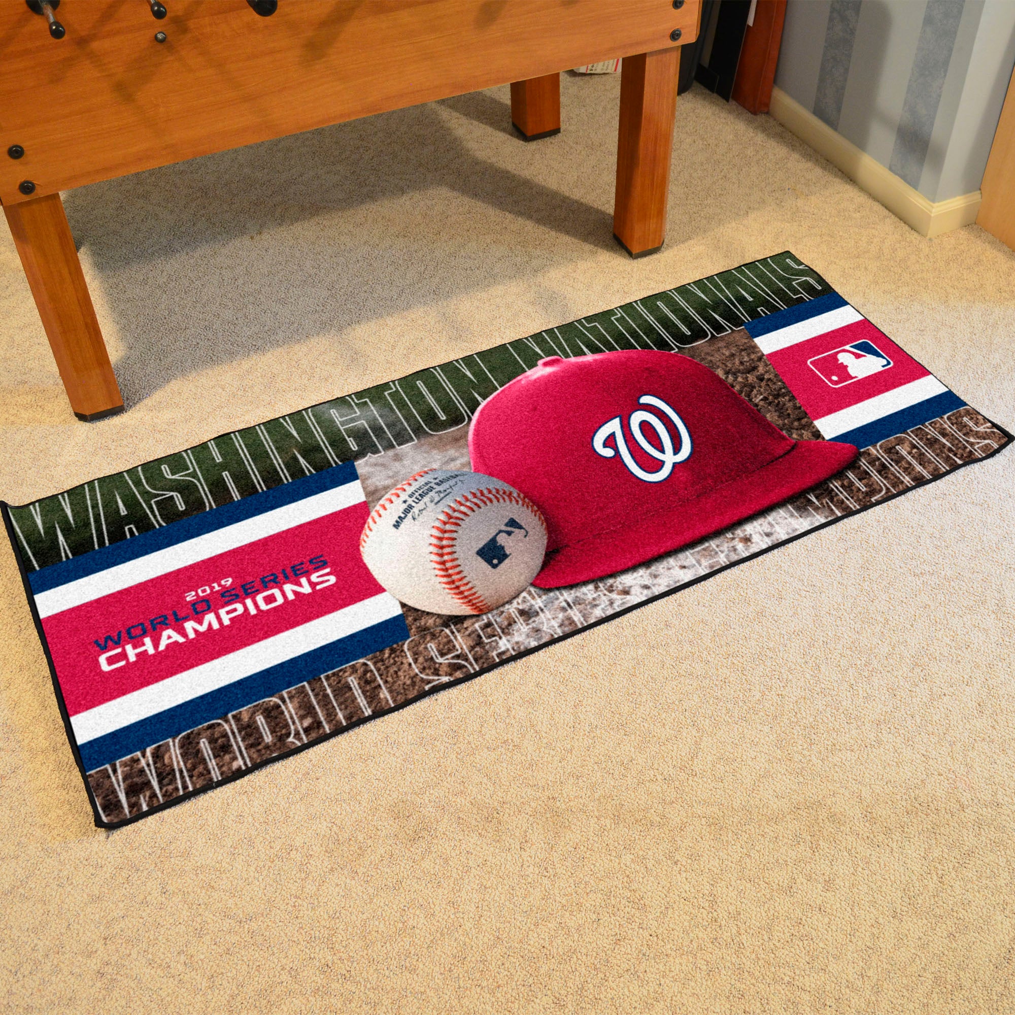FANMATS, MLB - Washington Nationals World Series Champions Baseball Runner Rug - 30in. x 72in.